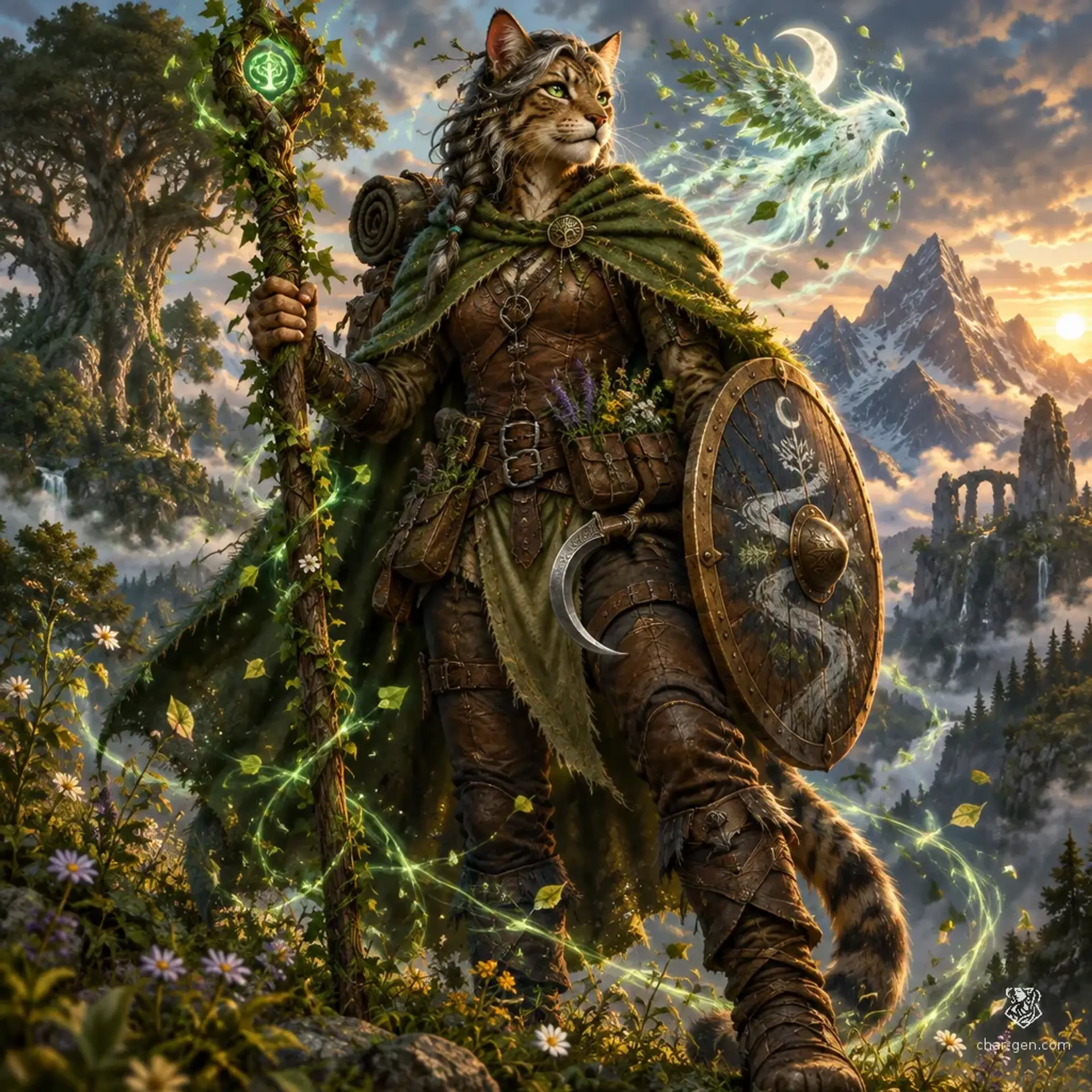 Misty Summerwind - AI-generated fantasy Character