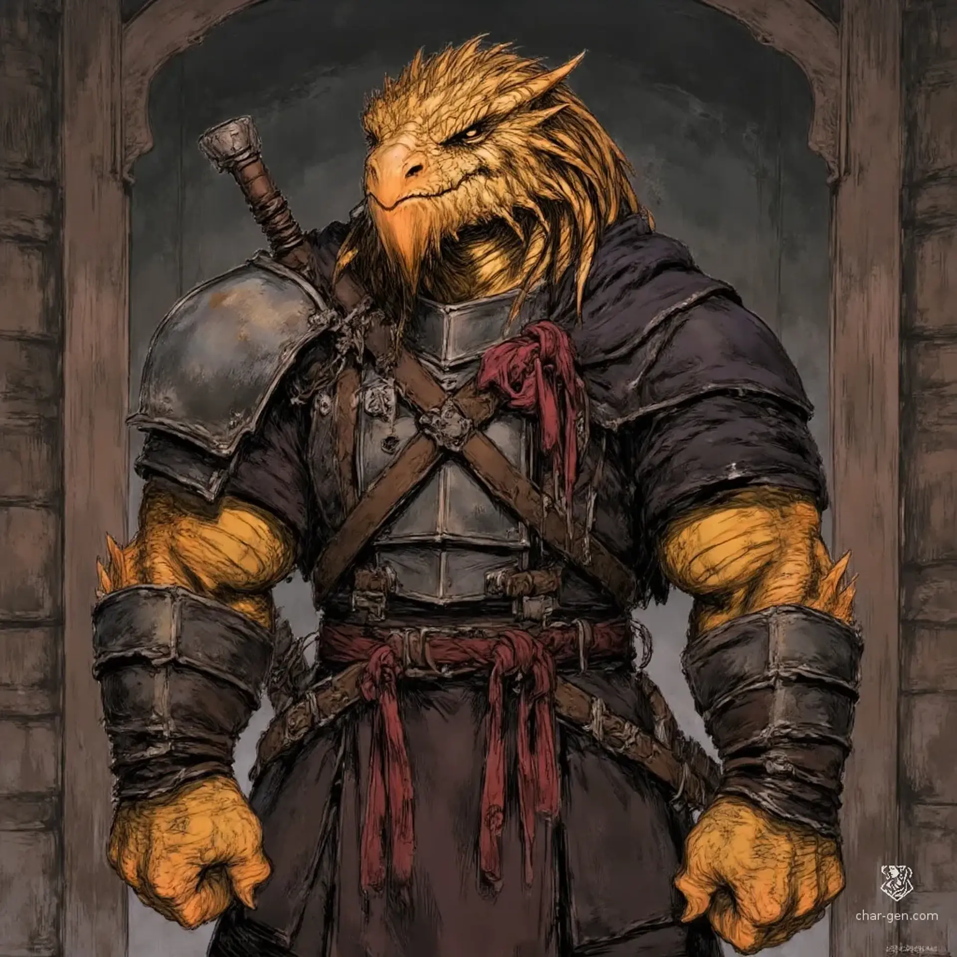 Vharun Kethrys - AI-generated fantasy NPC