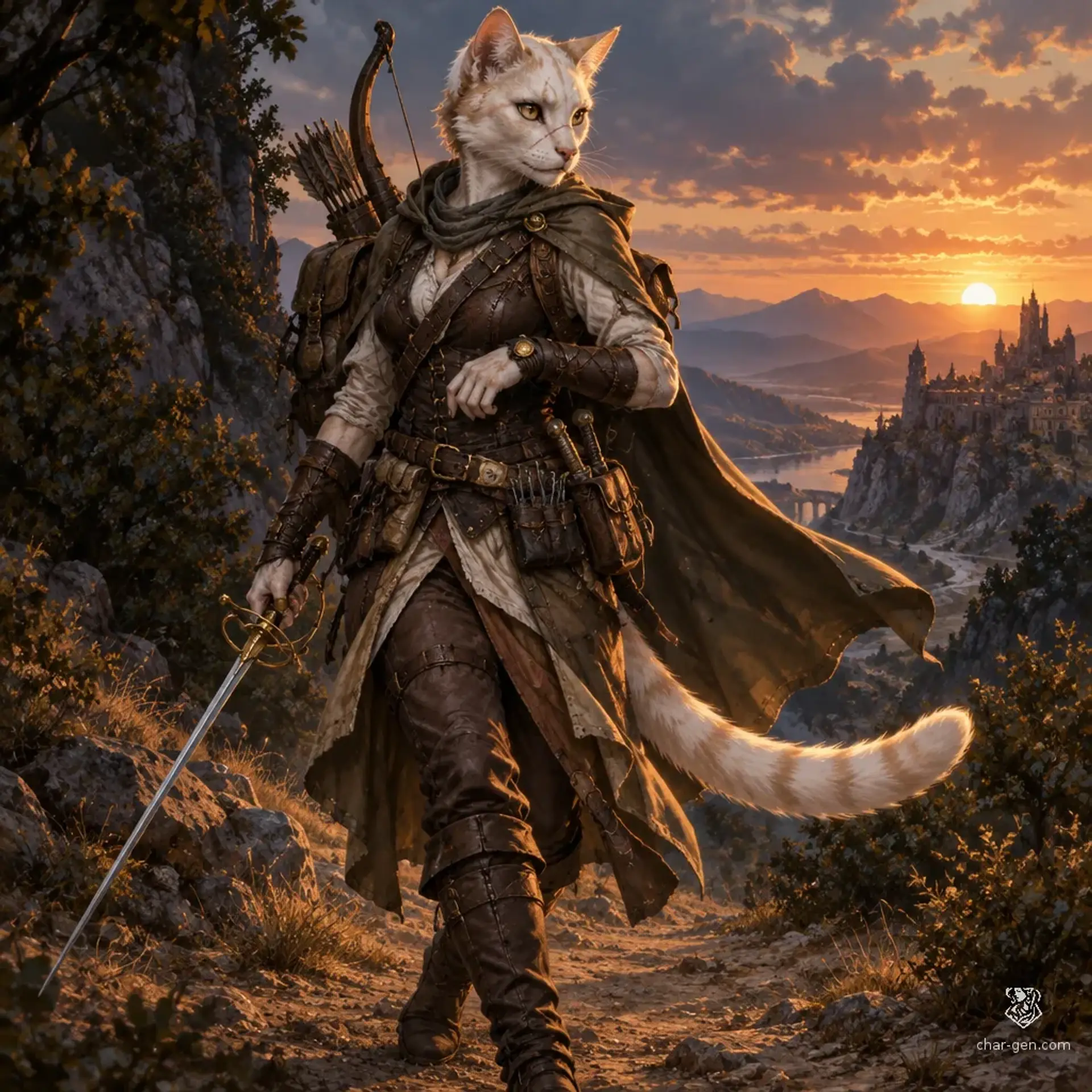 Aurelia (Gus) - AI-generated fantasy Character