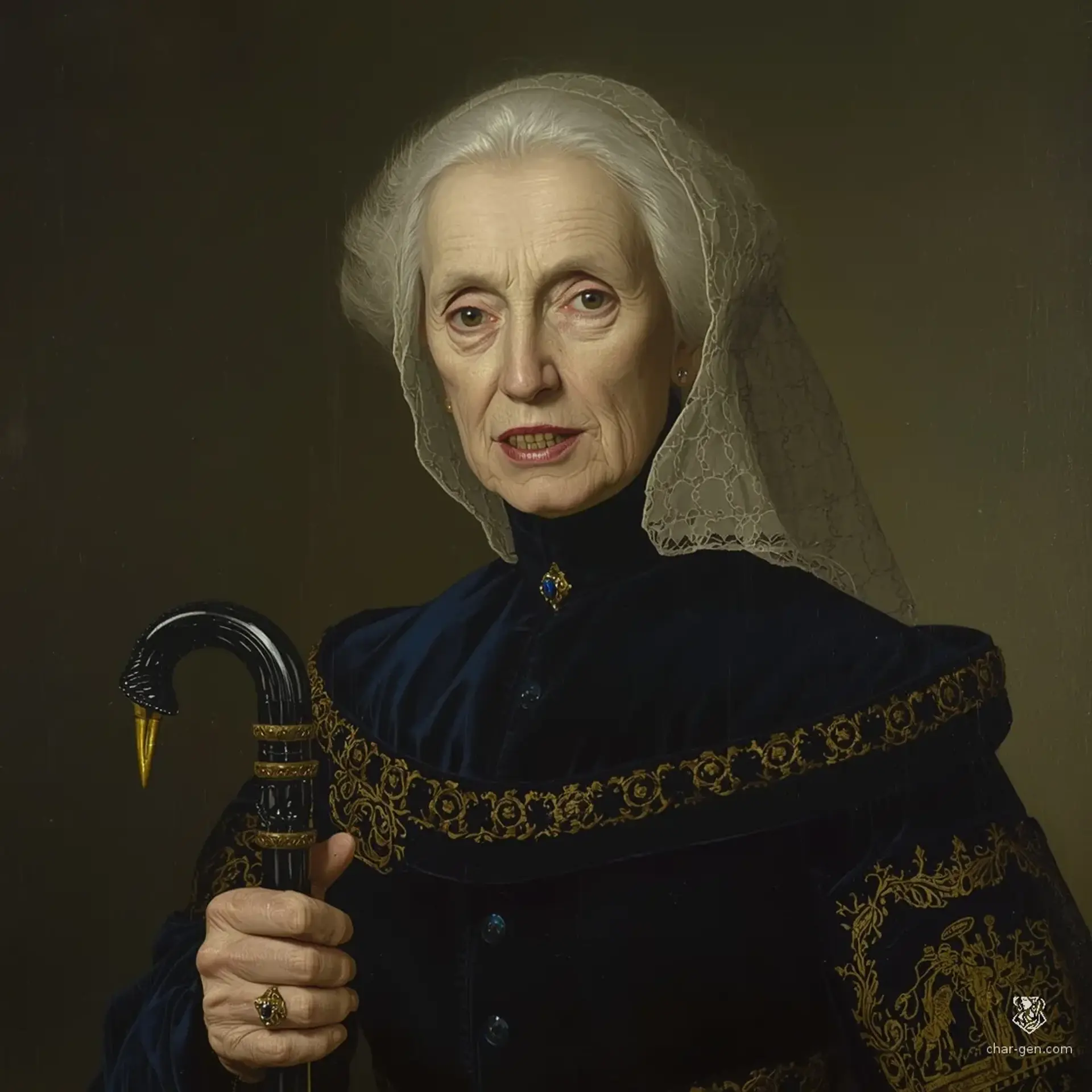 Countess Vespera von Hauer - AI-generated fantasy NPC