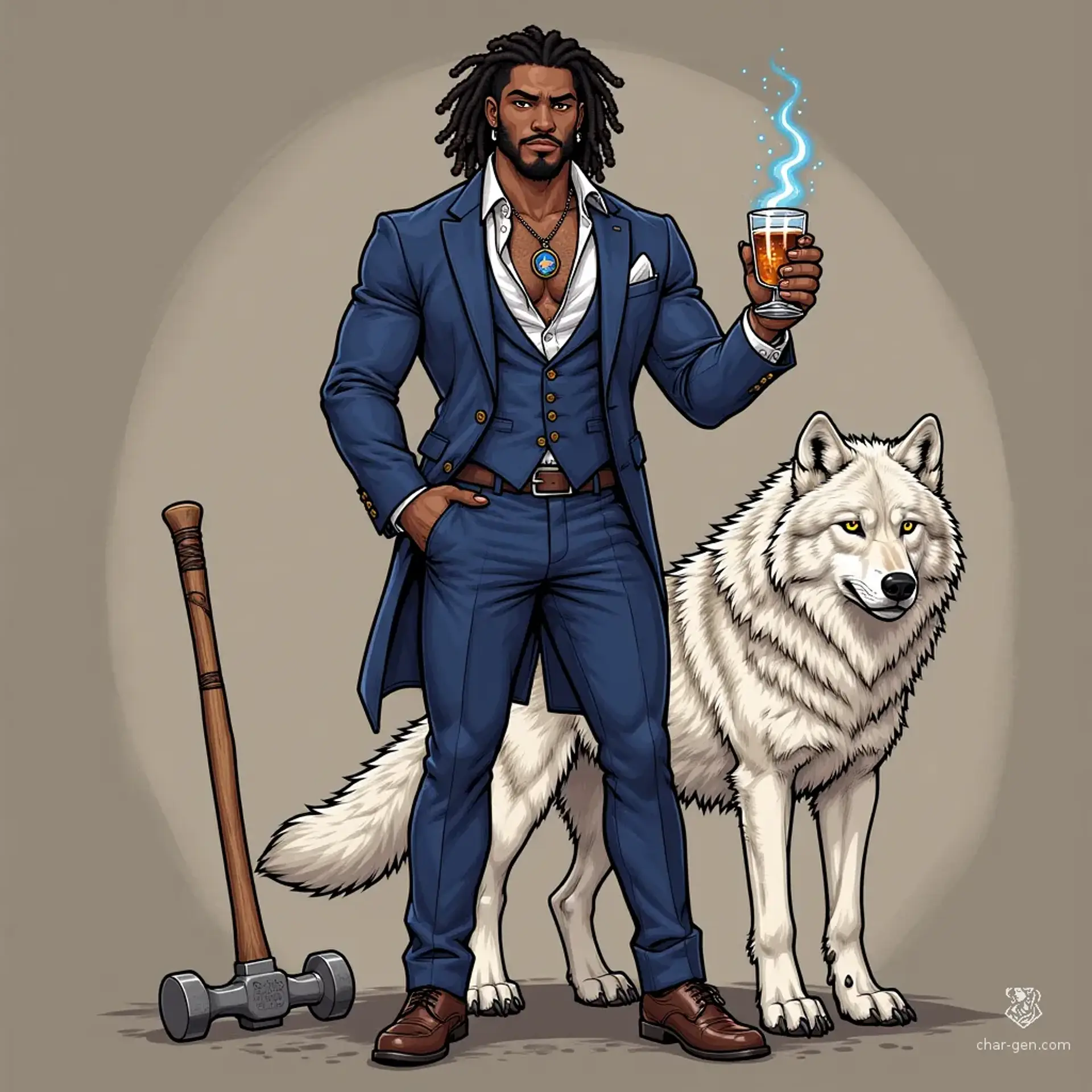 Matías Corvallo - AI-generated fantasy NPC