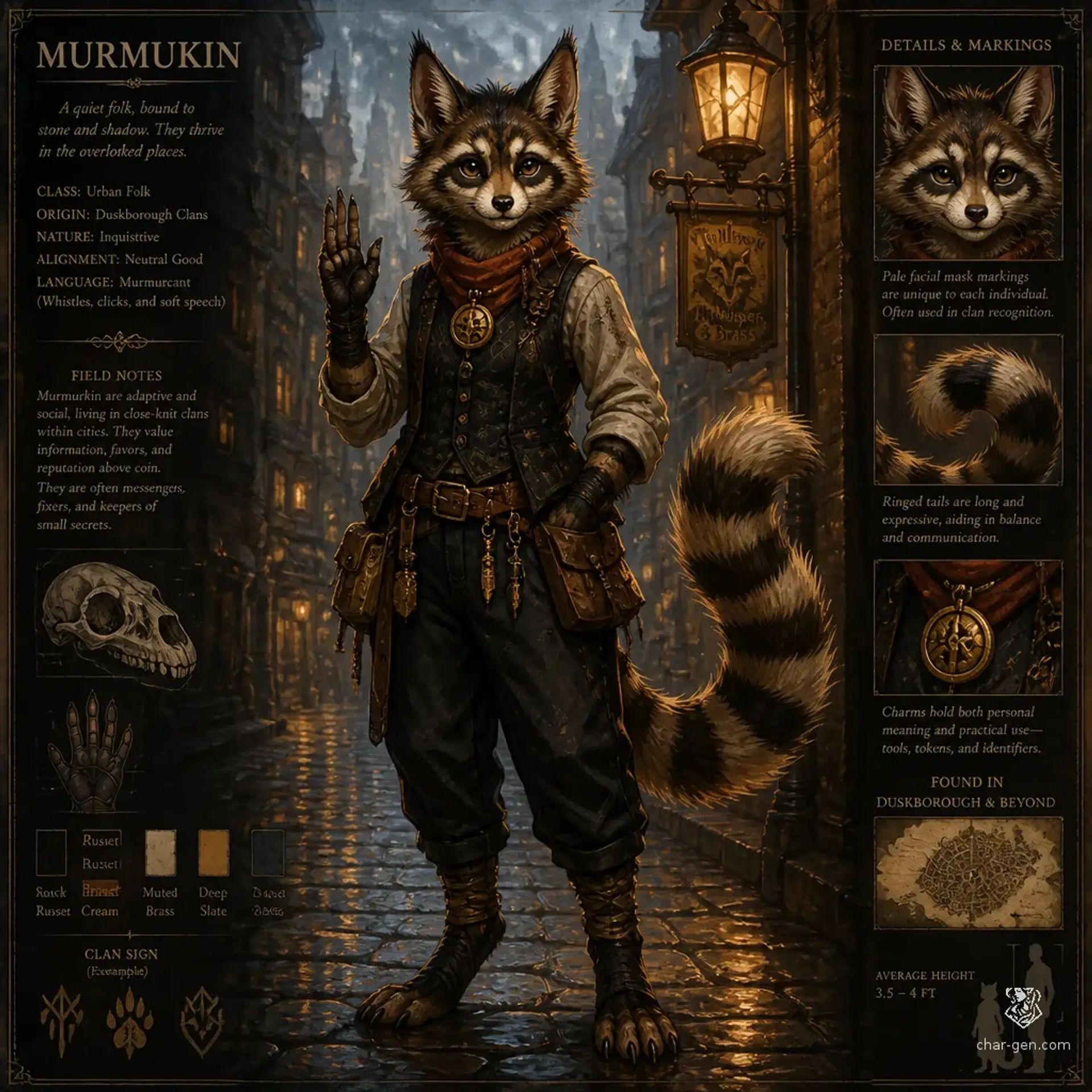 Murmurkin - AI-generated fantasy Species