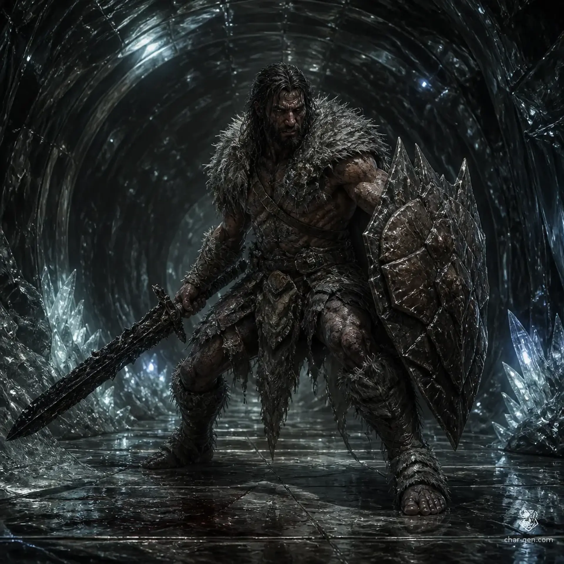 Gullet Gladiator - AI-generated fantasy Monster