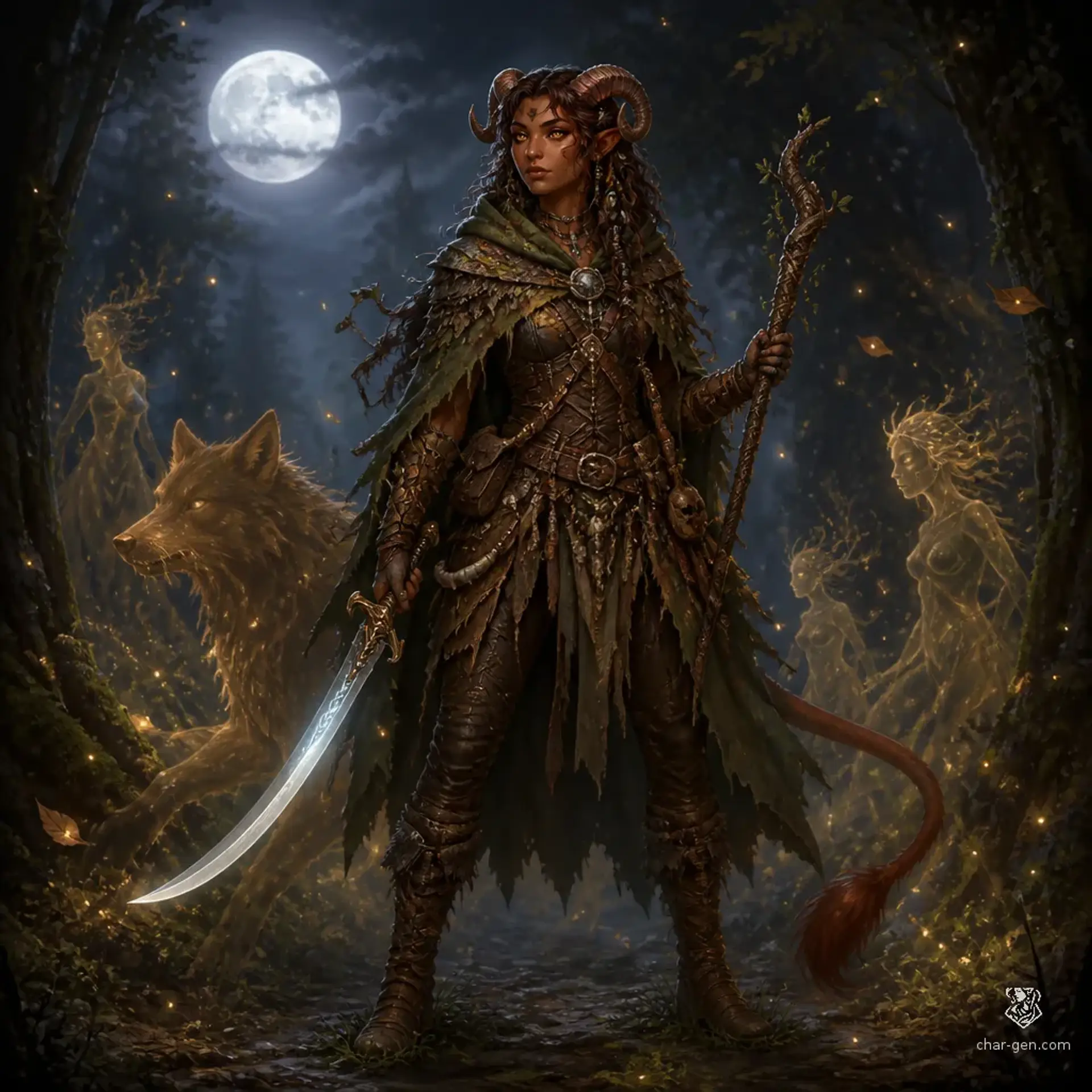 Bell - AI-generated fantasy Character