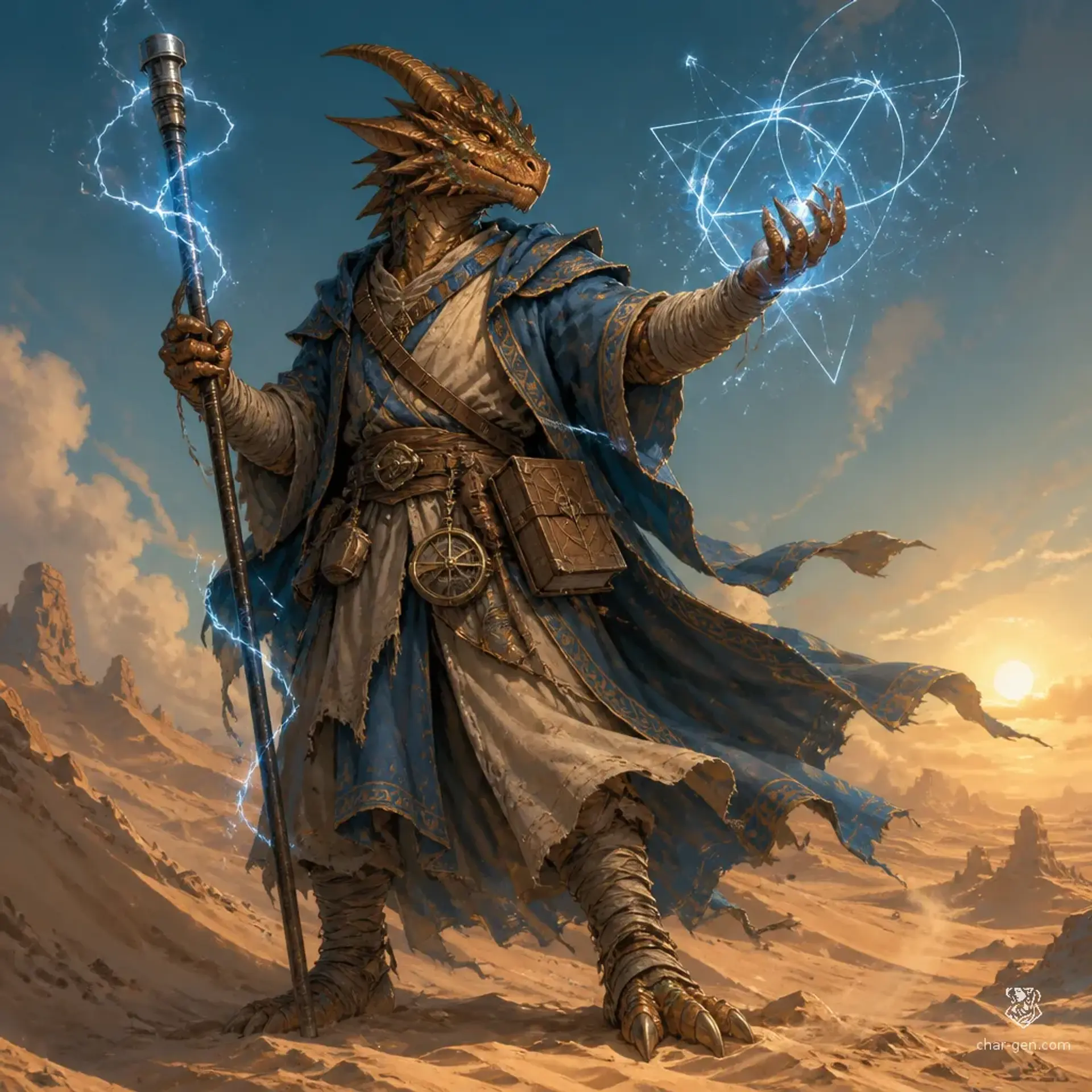 Brek - AI-generated fantasy Character
