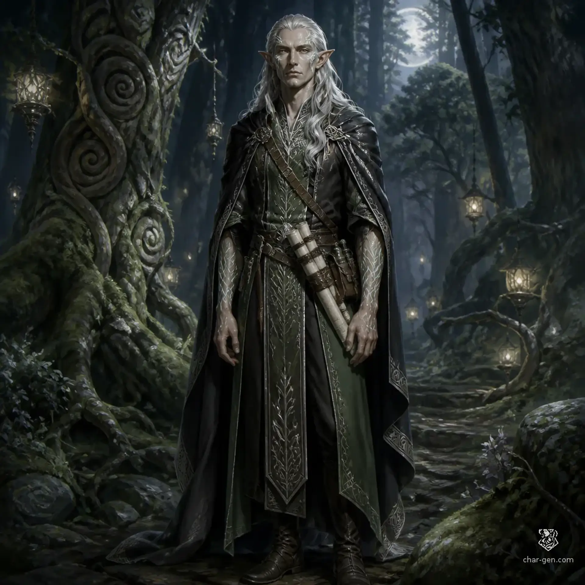 Moonbough Folk - AI-generated fantasy Species