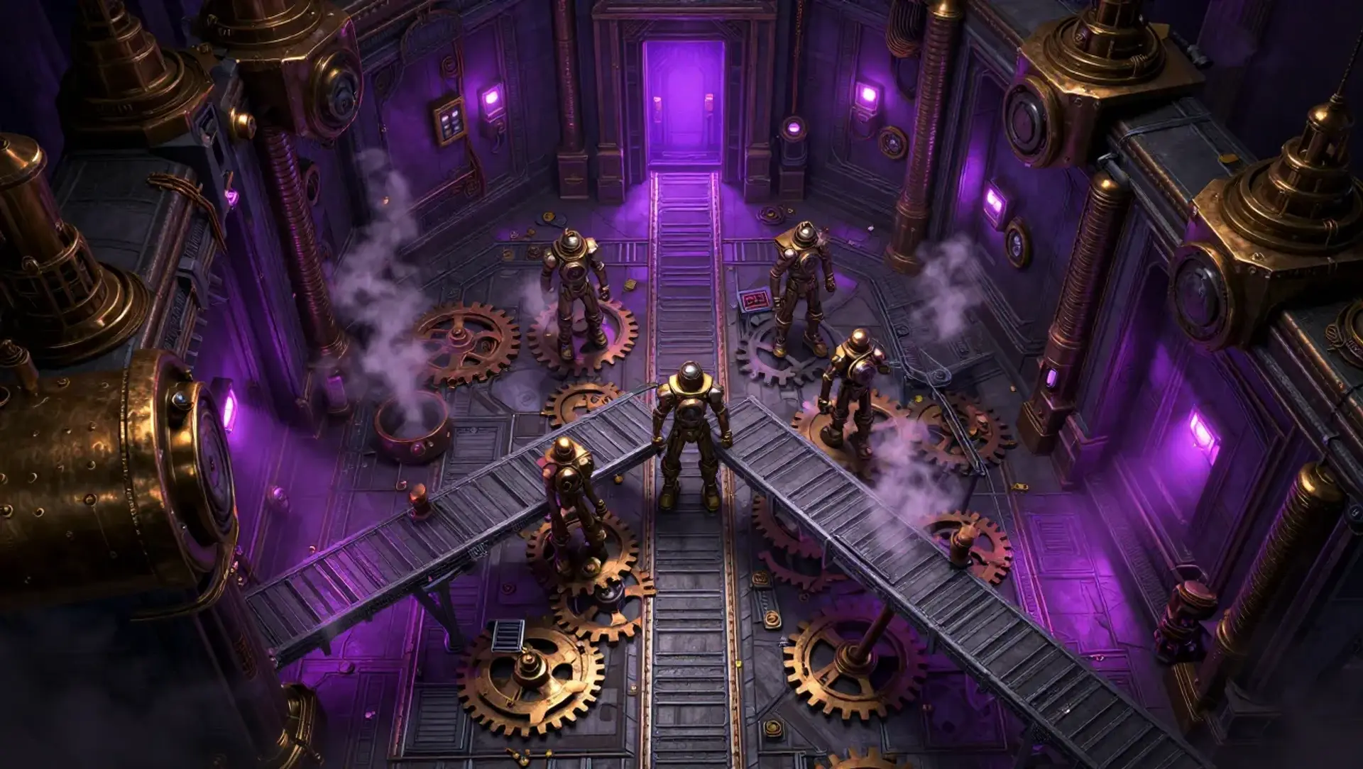 Corridor of Whirring Bones - AI-generated fantasy Encounter