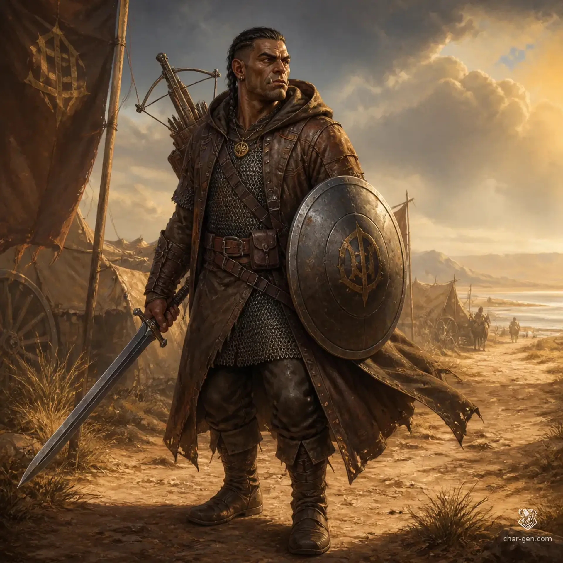 Taviri Ndambo - AI-generated fantasy Character