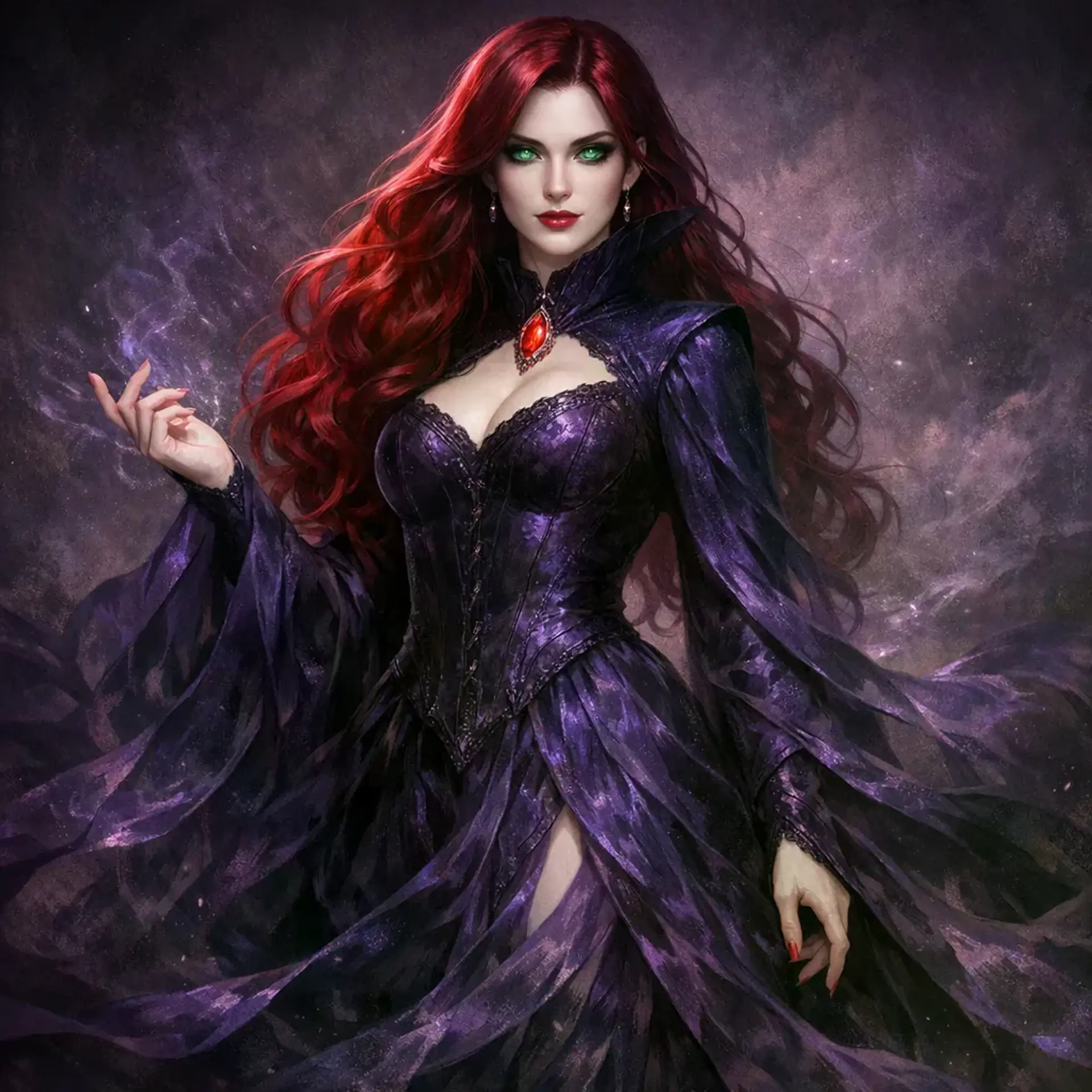 Silk Cross - AI-generated fantasy NPC