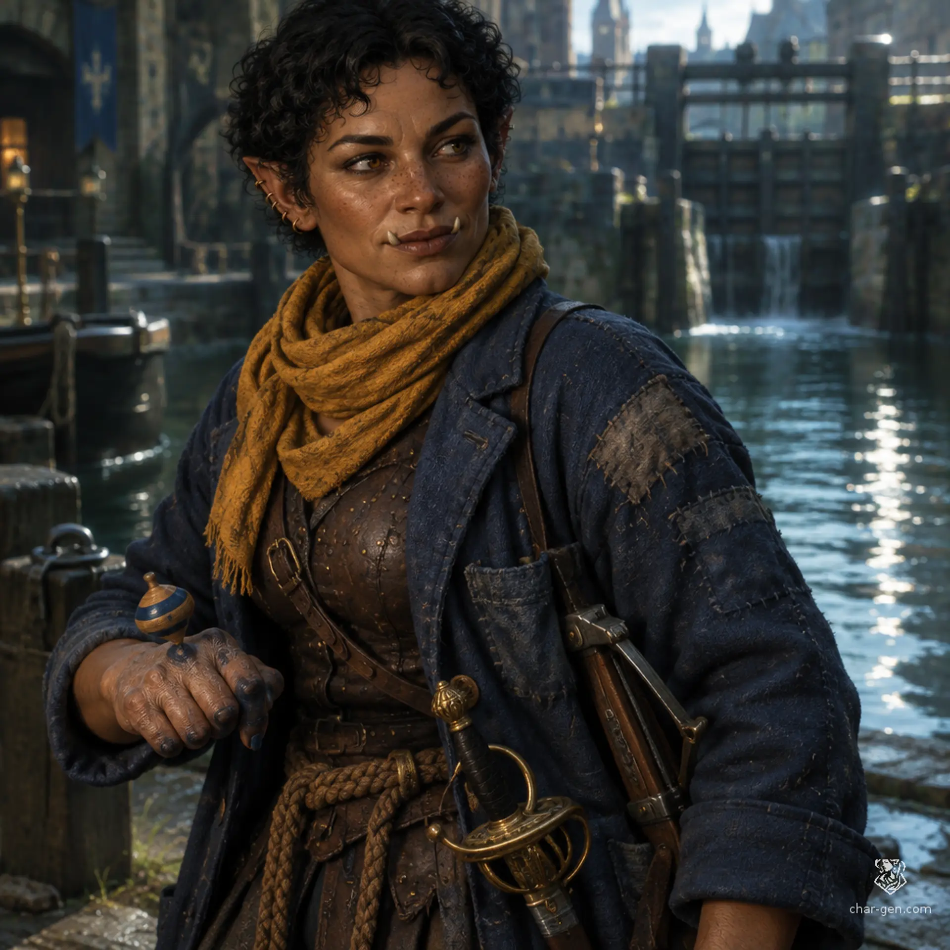 Teshari - AI-generated fantasy NPC