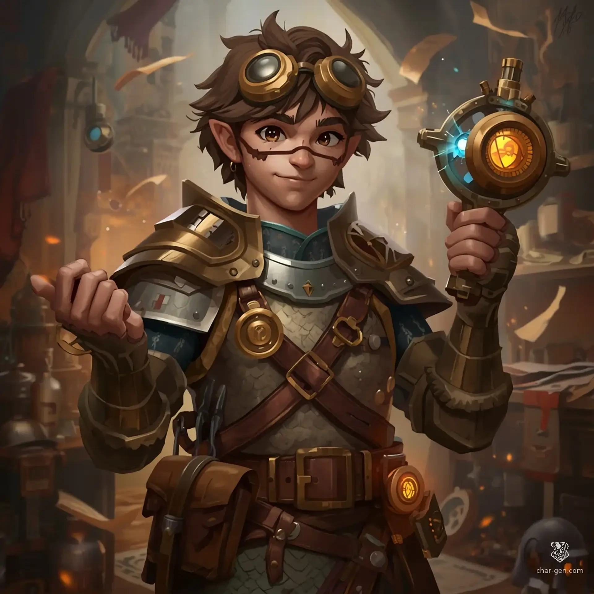 Sean - AI-generated fantasy Character