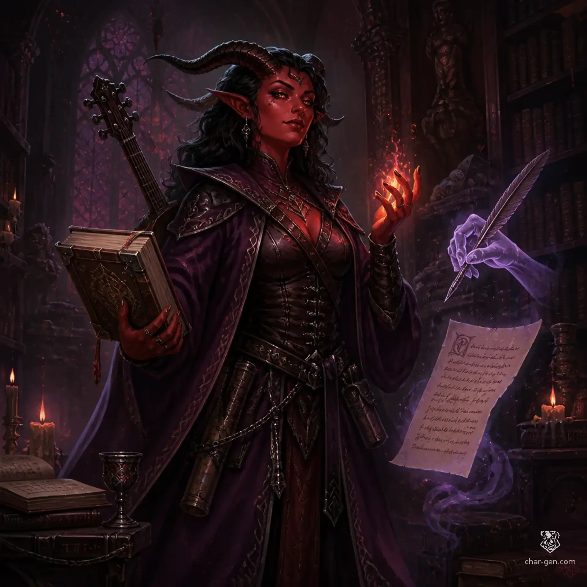Kallista Vane - AI-generated fantasy Character