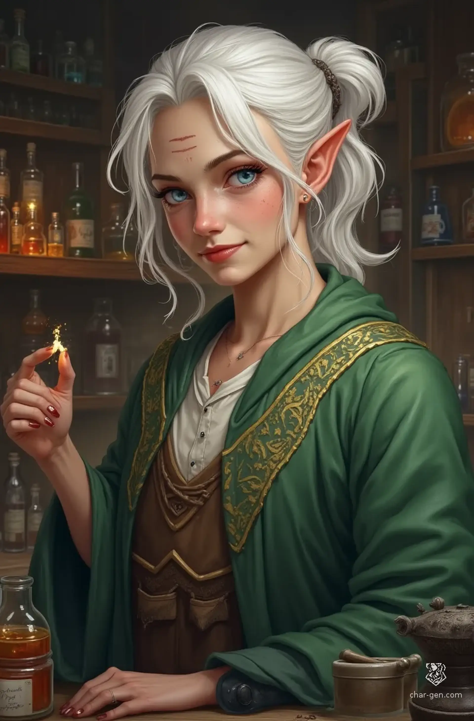 Alvinar Quill - AI-generated fantasy NPC