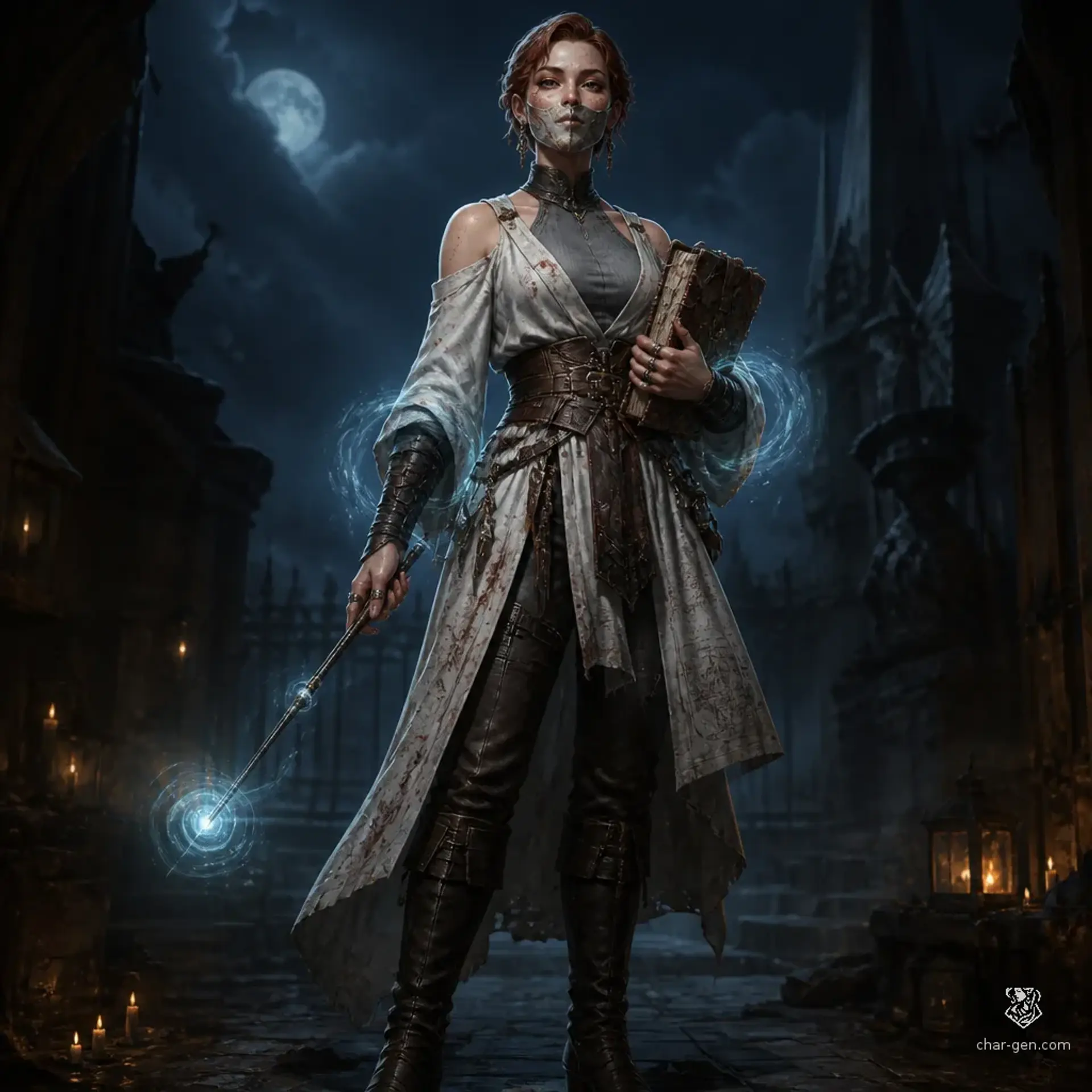 Marcelline Qazbek - AI-generated fantasy Character