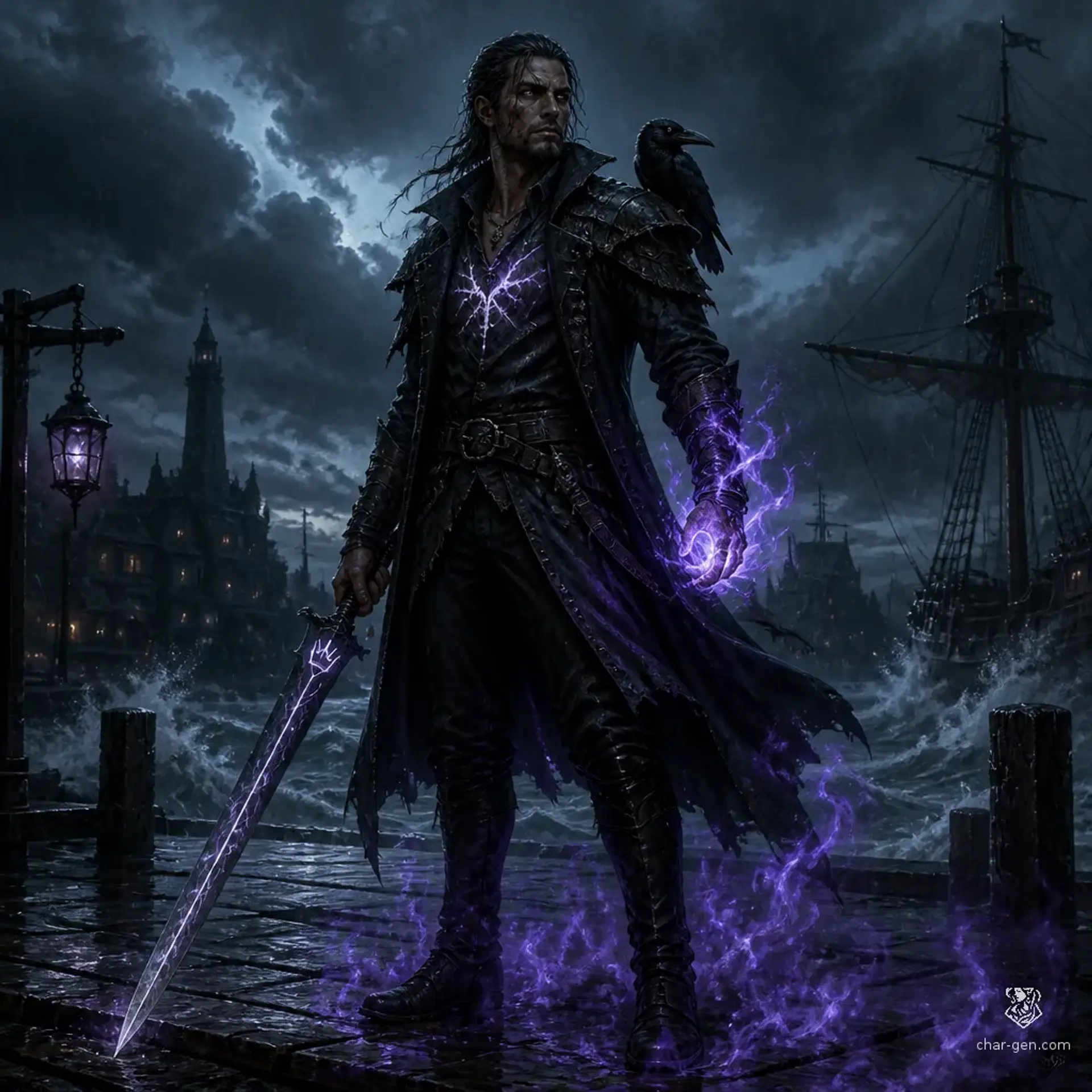Brodus Ghent - AI-generated fantasy Character
