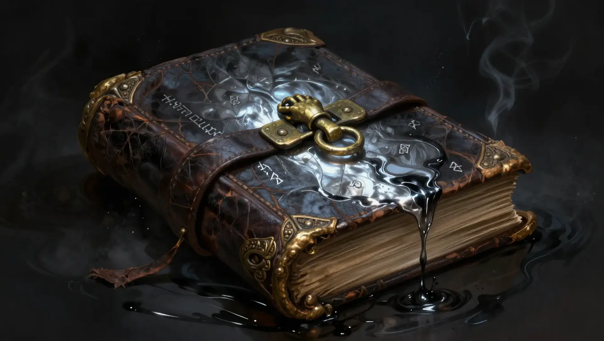 Magical Messenger Book - AI-generated fantasy Magic Item
