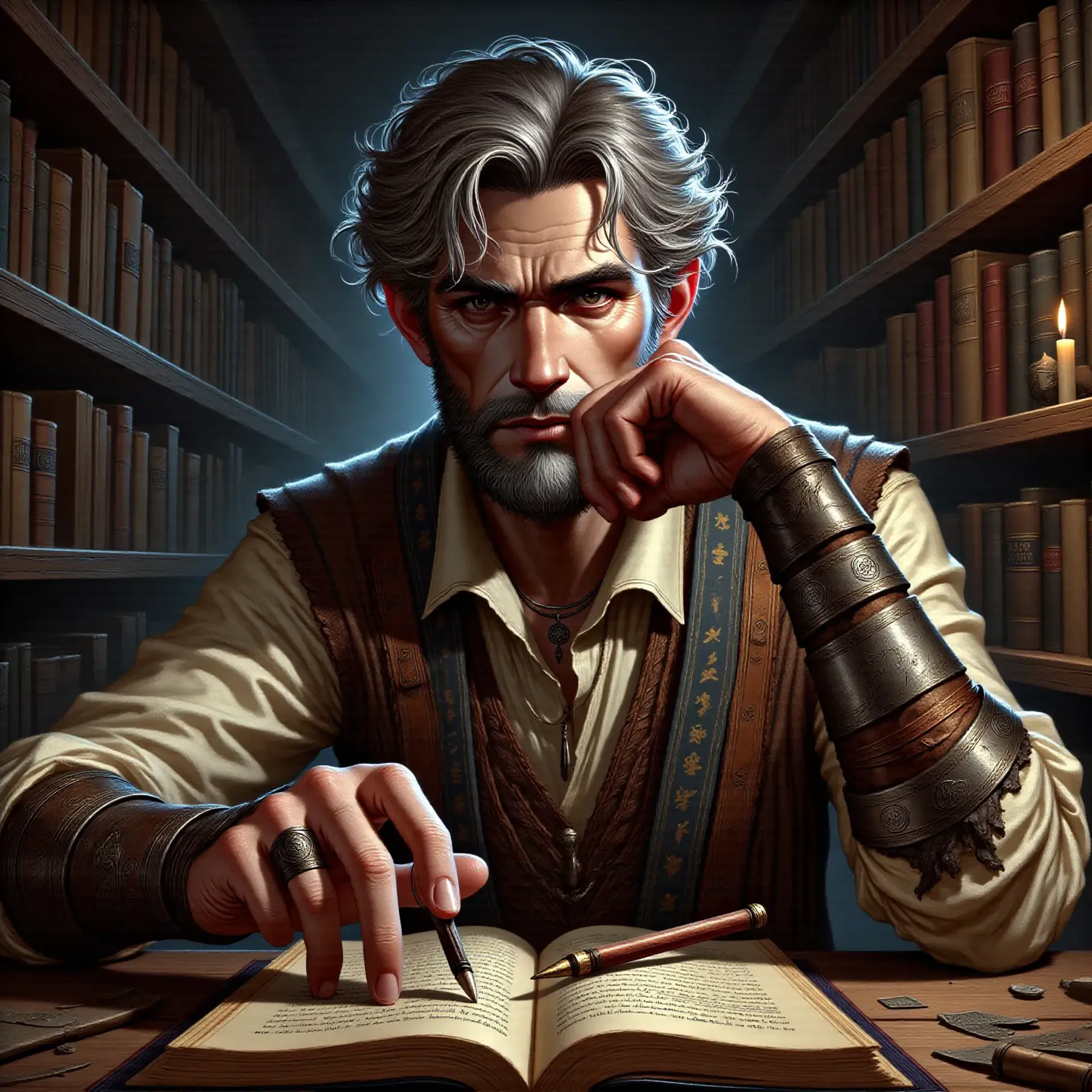 Marek Valt - AI-generated fantasy NPC