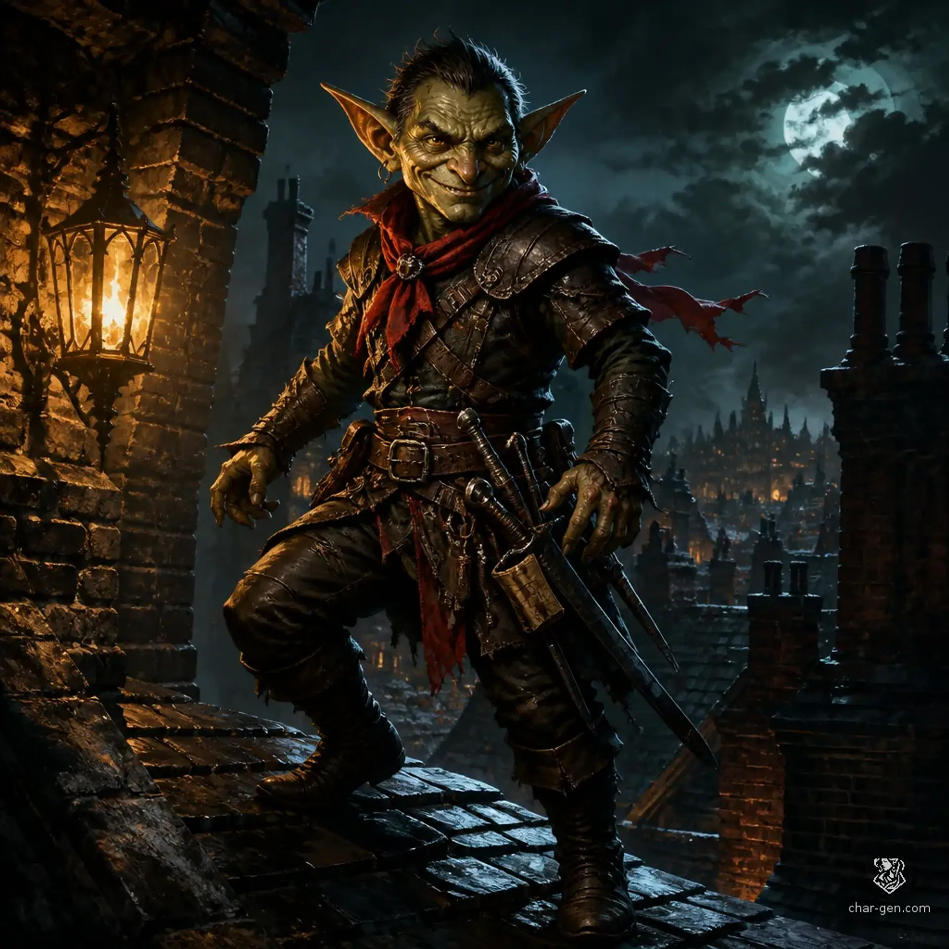 Scarf - AI-generated fantasy Character