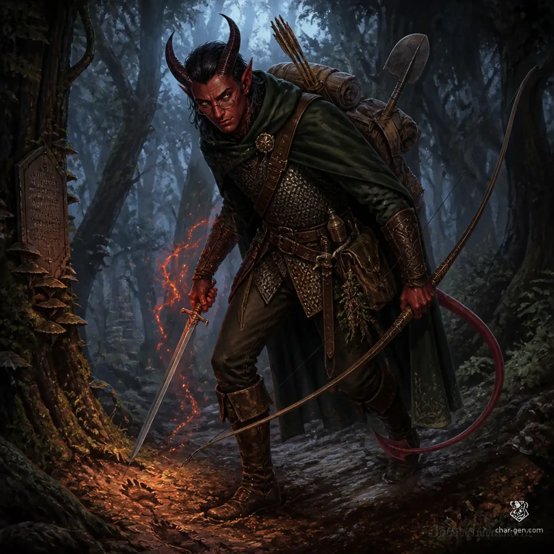 Dr. Thaddeus Rattenfänger - AI-generated fantasy Character