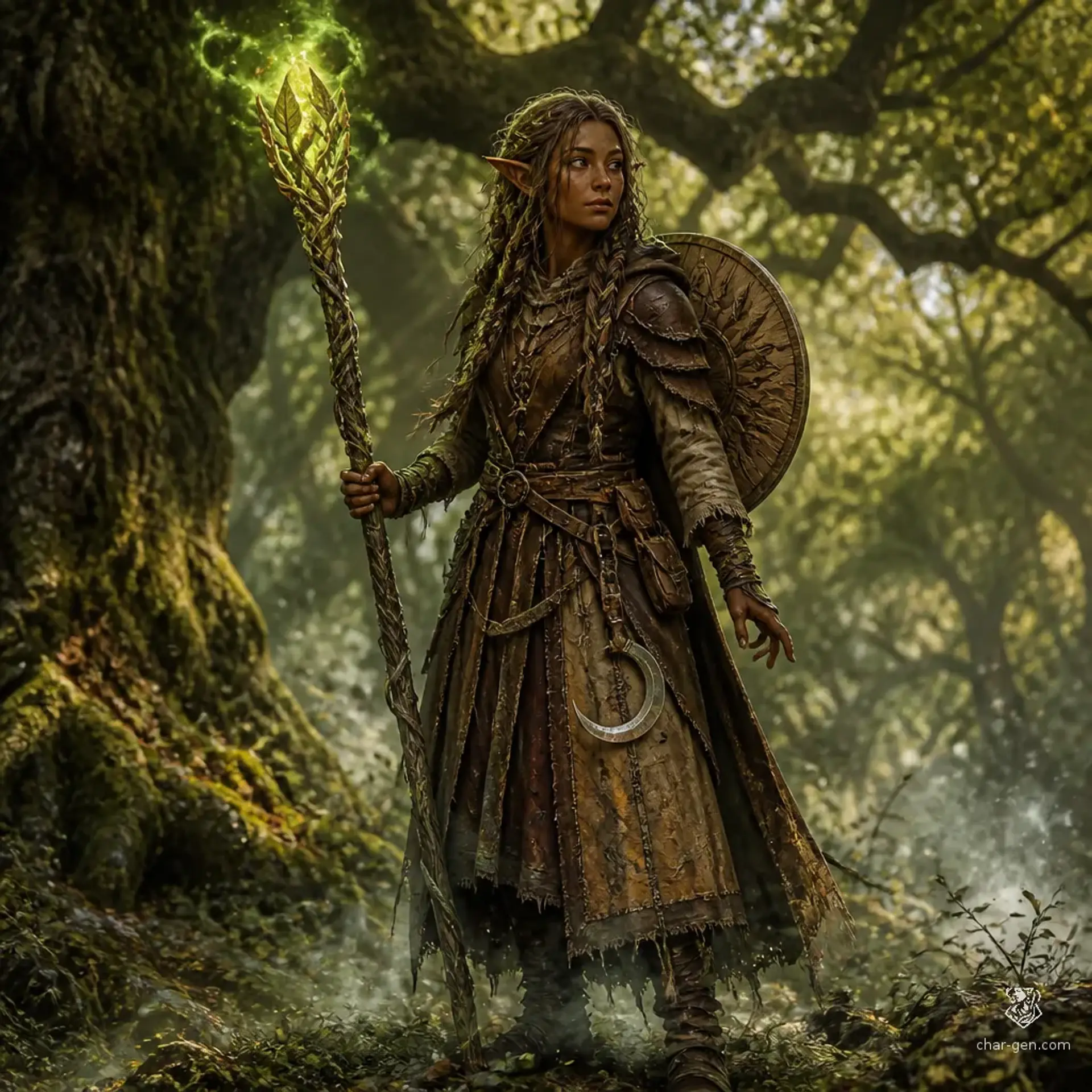 Ilyra Thalanil - AI-generated fantasy Character