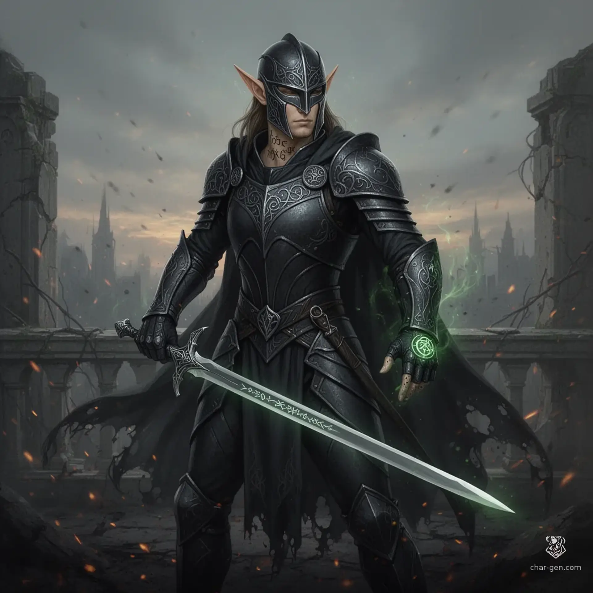 Thalrenos Vaeledar - AI-generated fantasy NPC