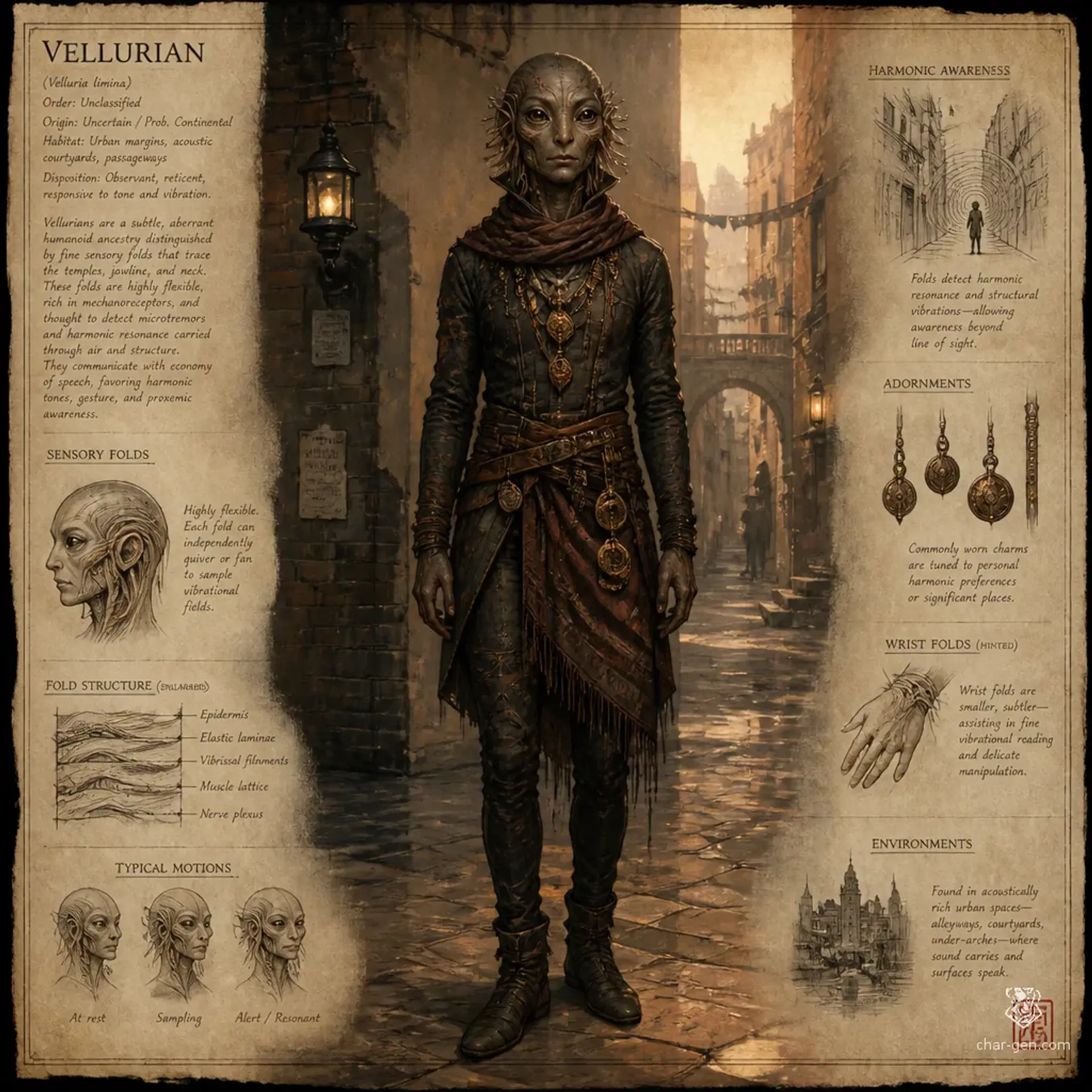 Gloamfold - AI-generated fantasy Species