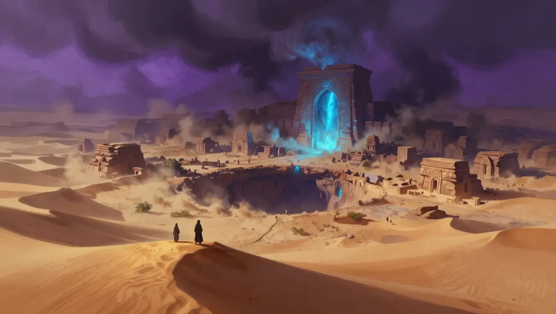 The Mirage of Oasisfell - AI-generated fantasy Quest