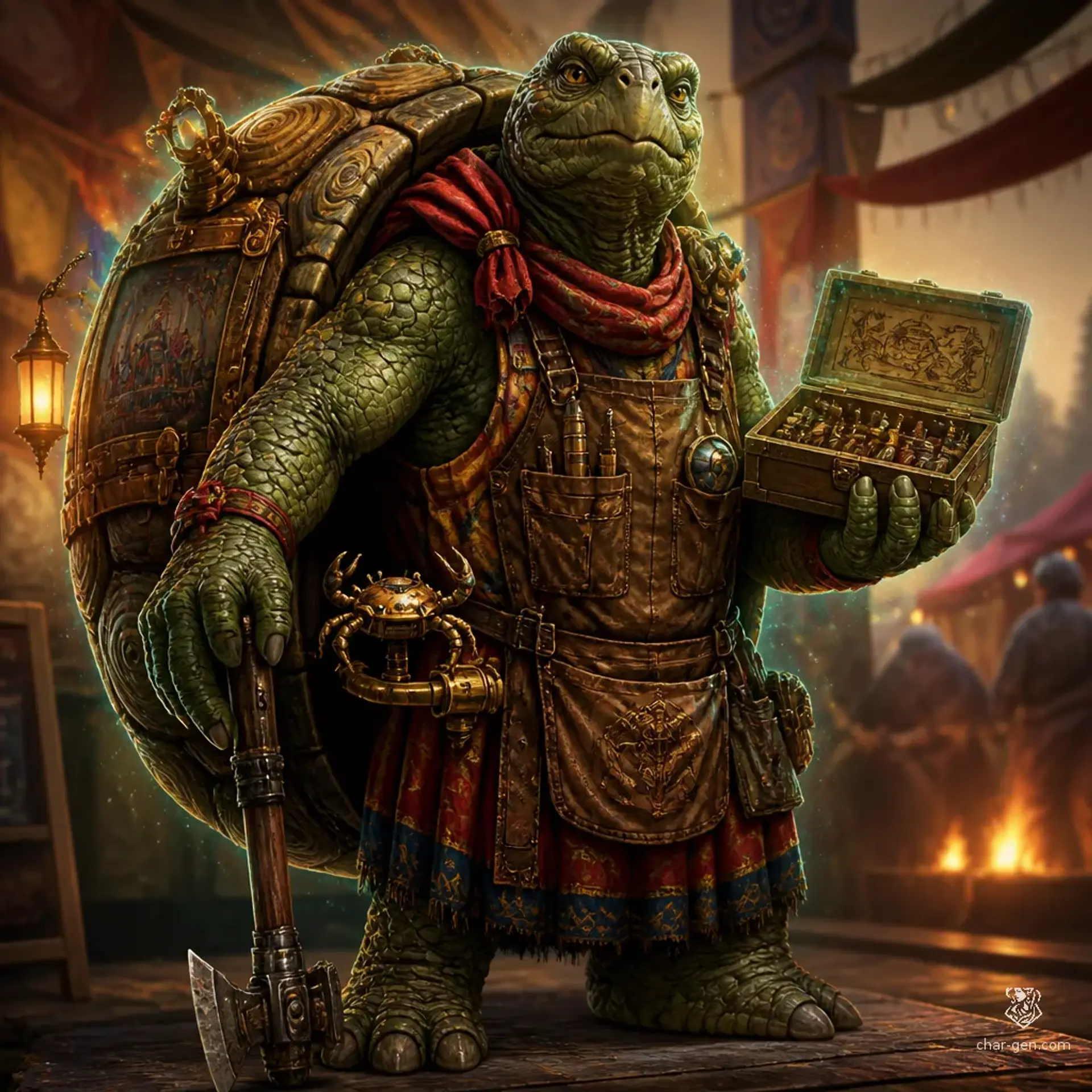 Korro - AI-generated fantasy Character