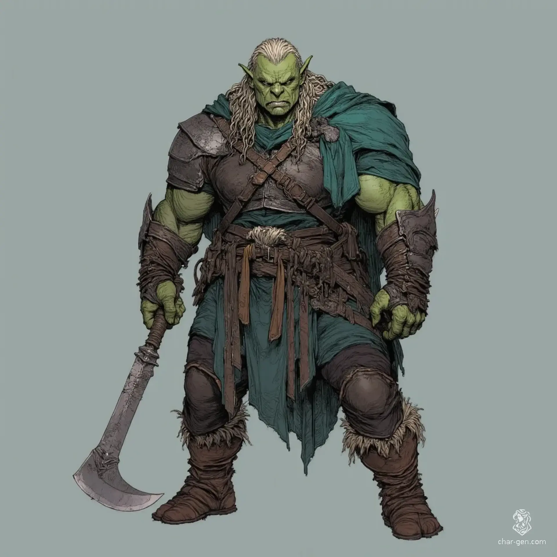 Burzun the Tired - AI-generated fantasy NPC