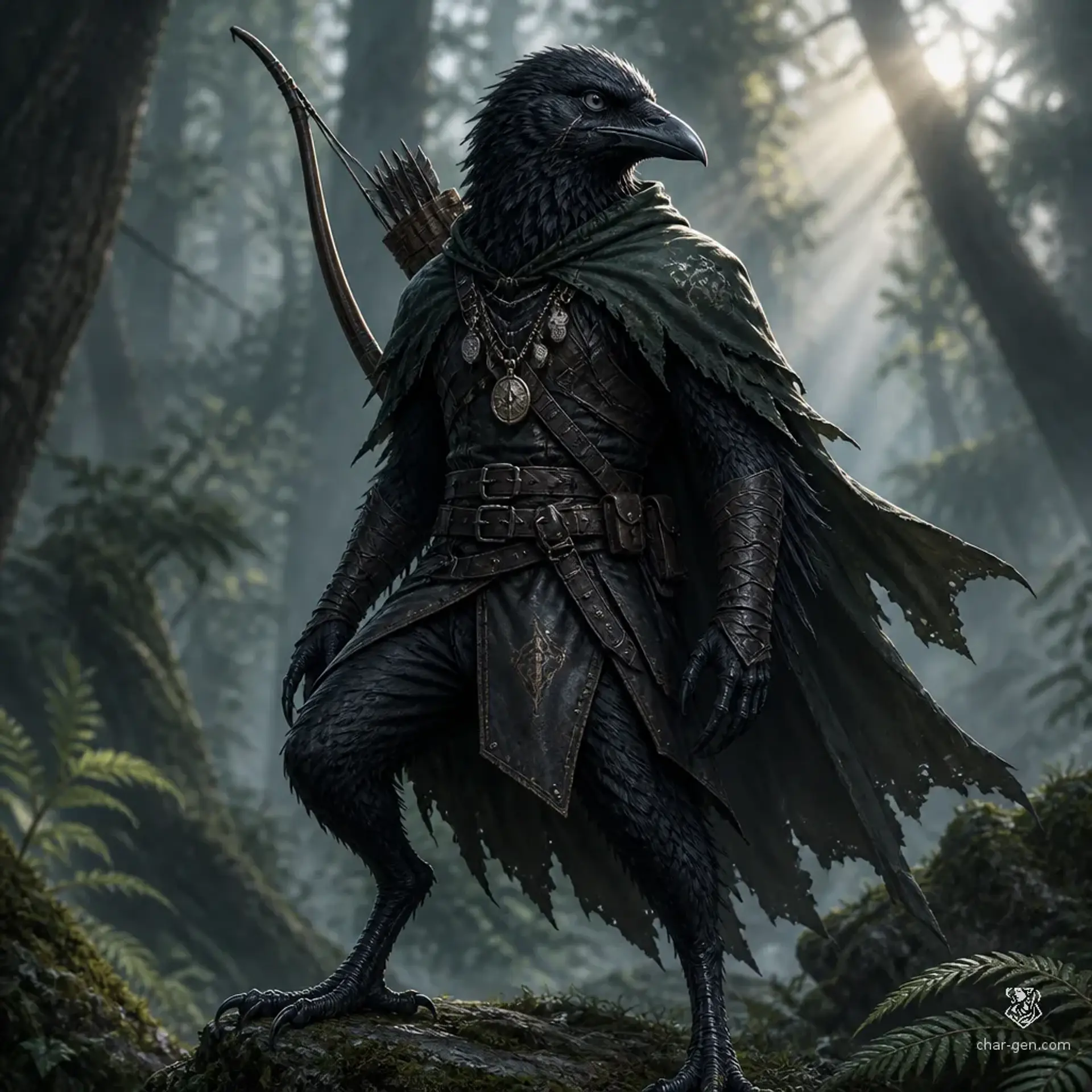 Khaerik - AI-generated fantasy Character