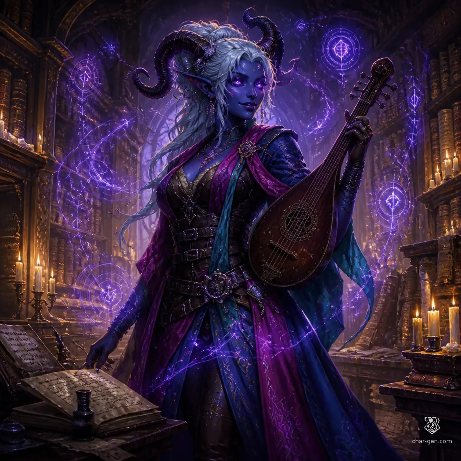 Kallista Valerius - AI-generated fantasy Character