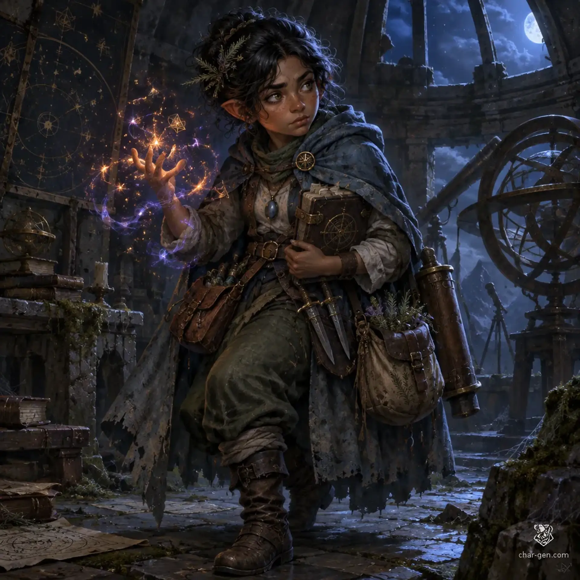 Mura Tölün - AI-generated fantasy Character