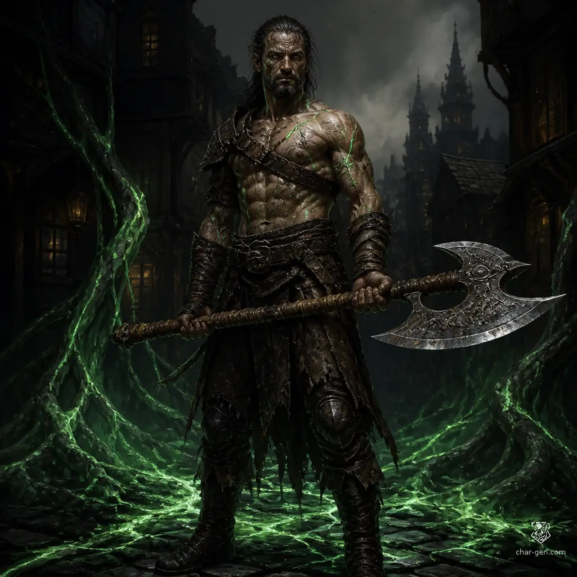 Seralim - AI-generated fantasy Character