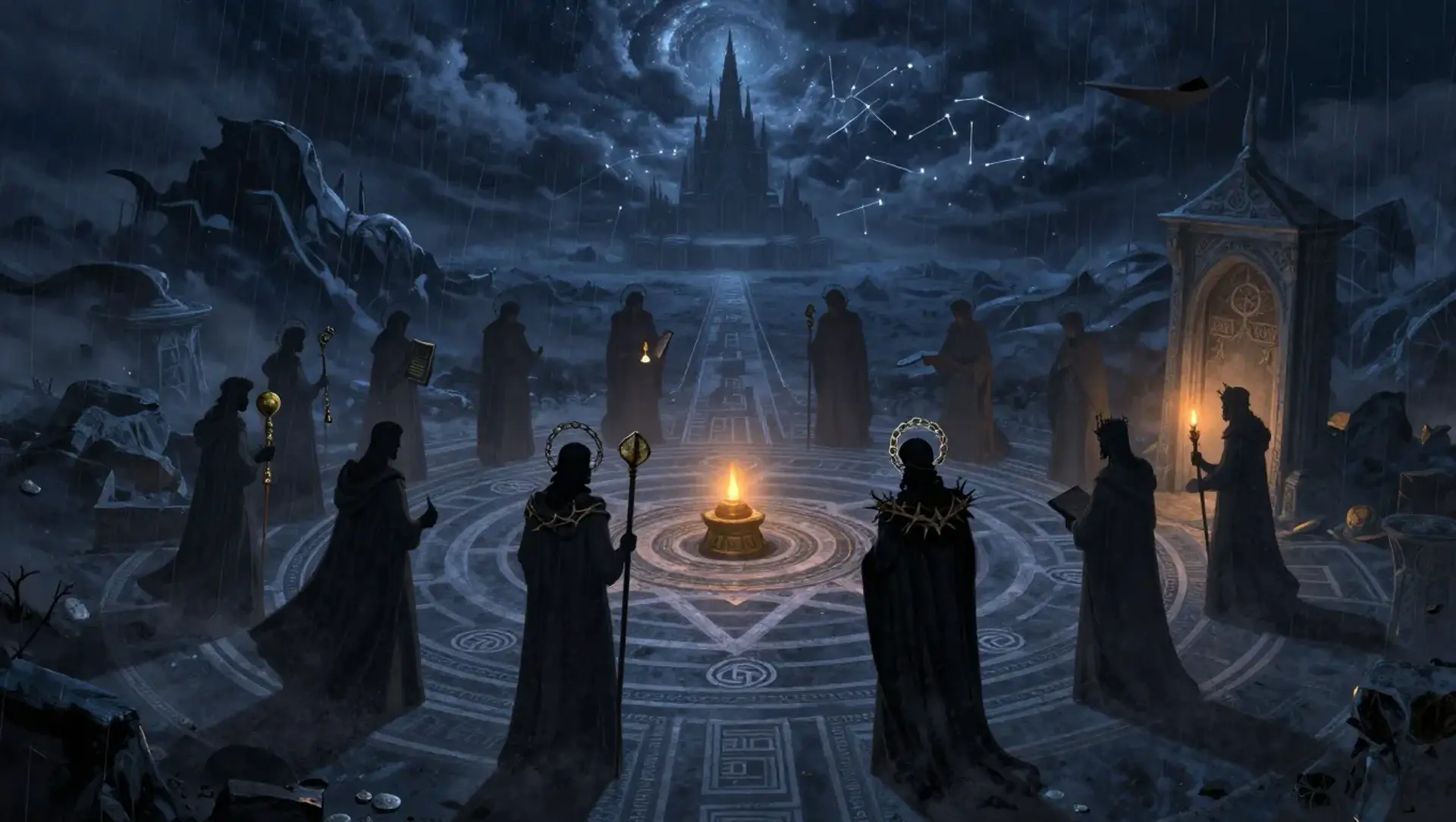 The Ledger Road Pantheon - AI-generated fantasy Pantheon