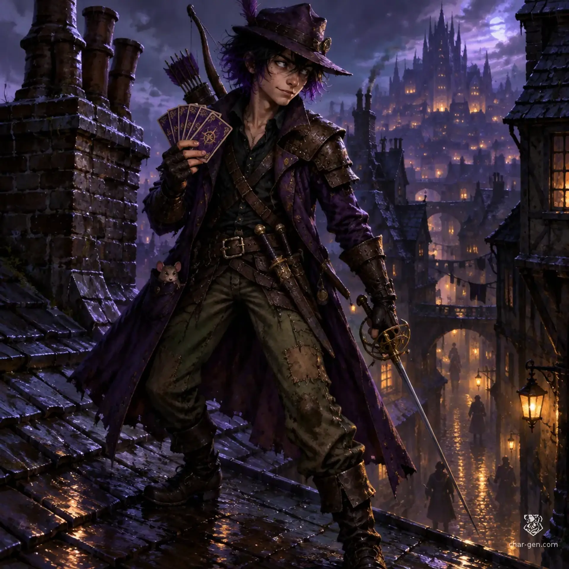 Max hattax - AI-generated fantasy Character