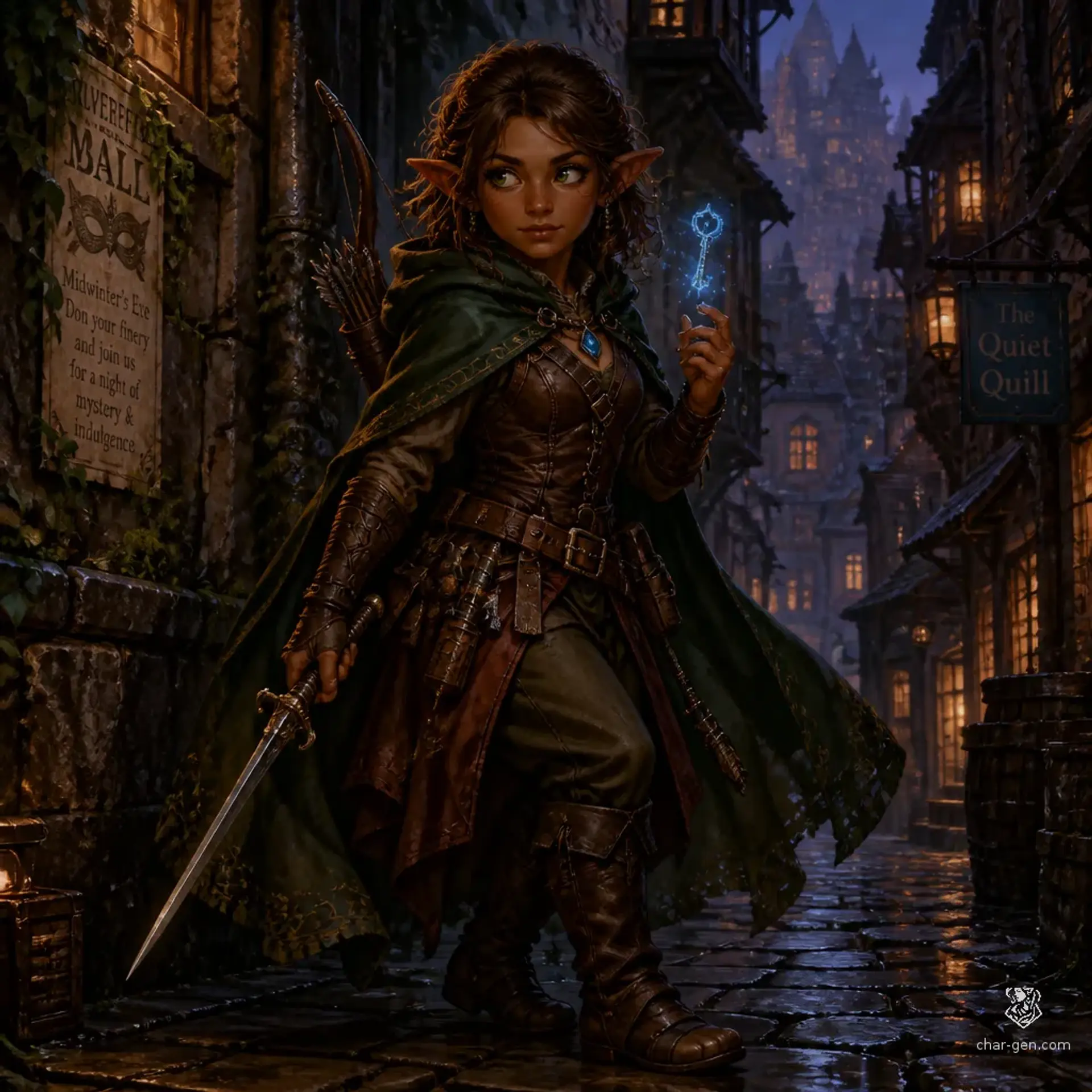 Nomi Zeren - AI-generated fantasy Character