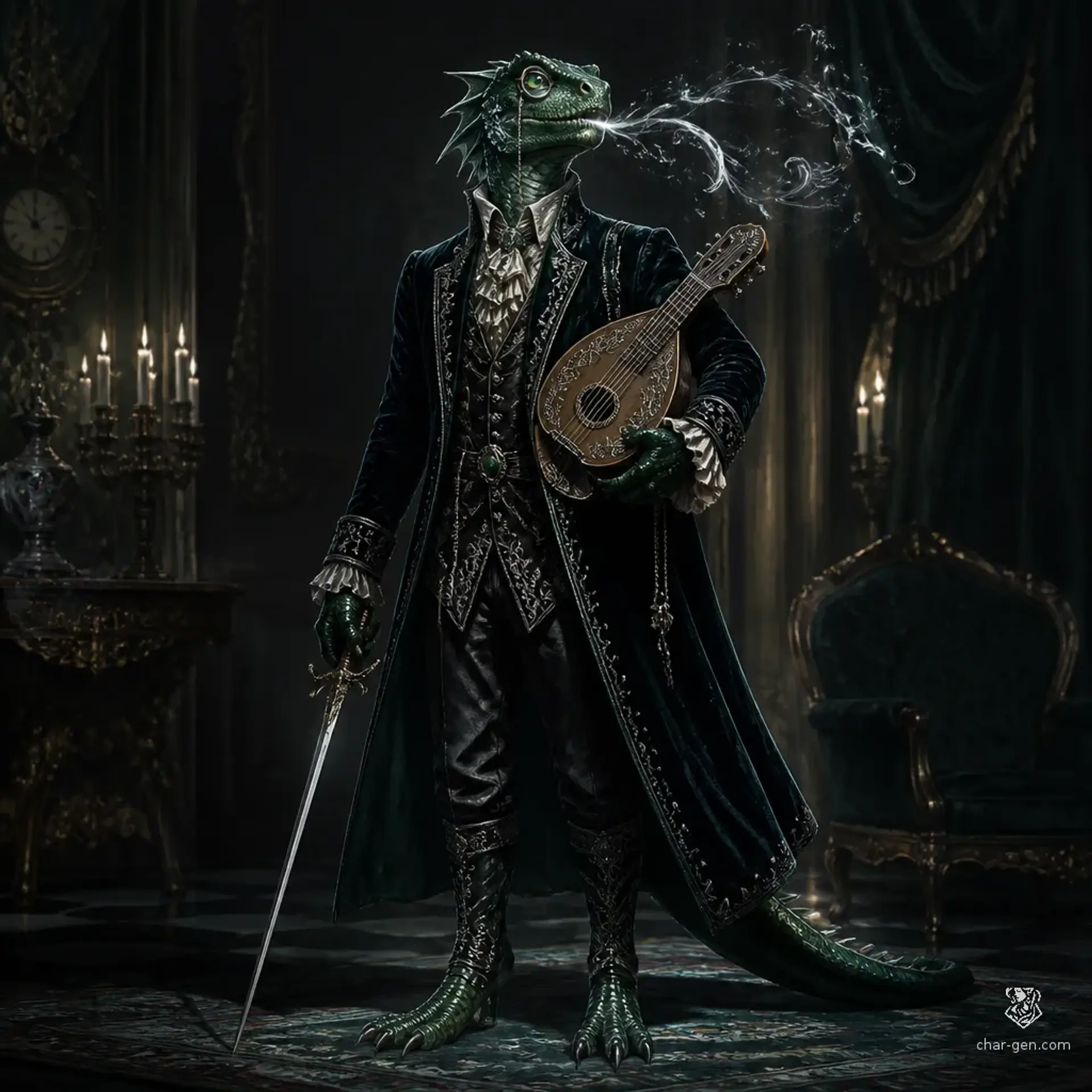 Silas Vane - AI-generated fantasy Character