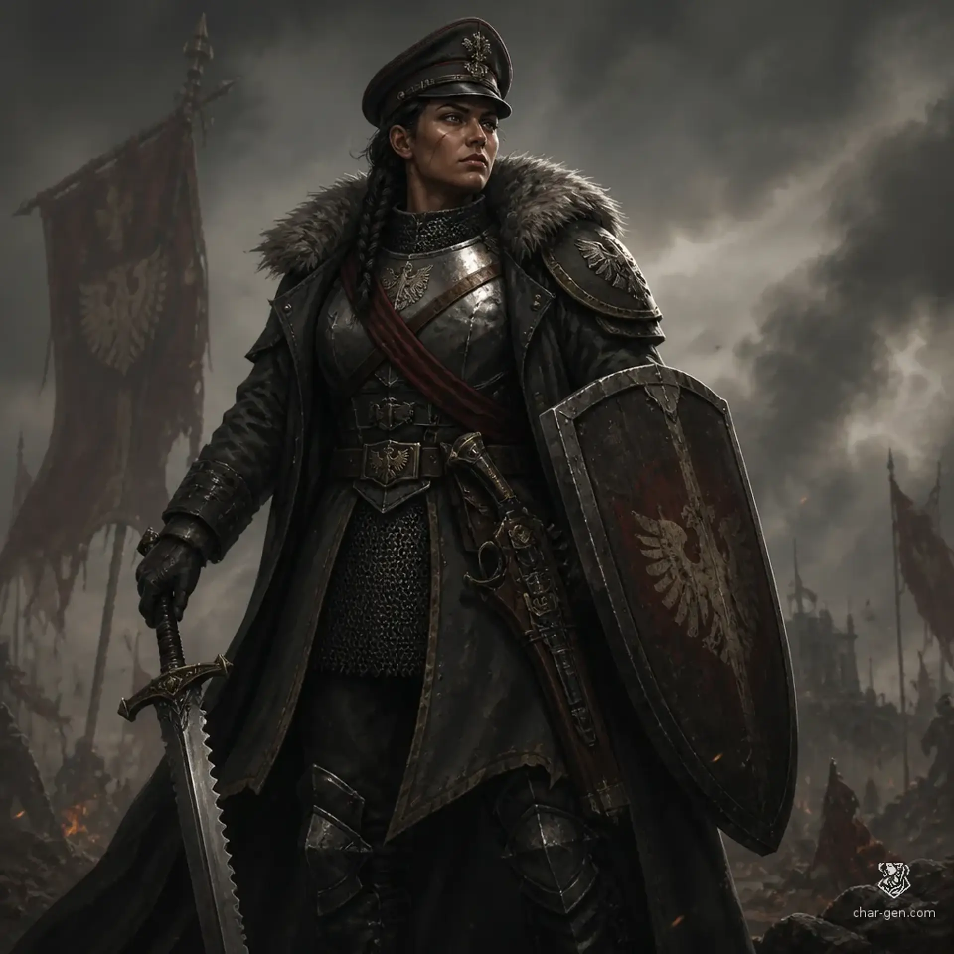 Entranzia Graves - AI-generated fantasy Character