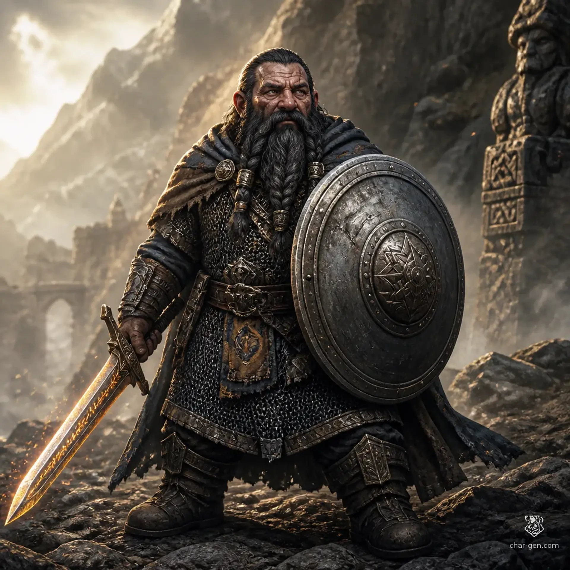 Kotek Gvari - AI-generated fantasy Character