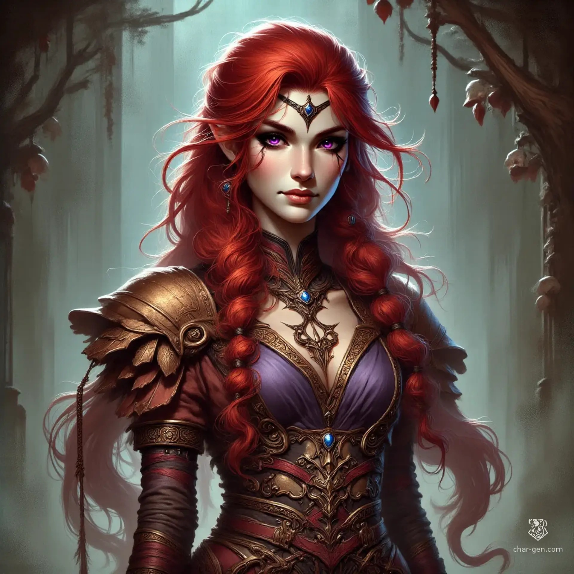 Sylinthra Vellori - AI-generated fantasy NPC