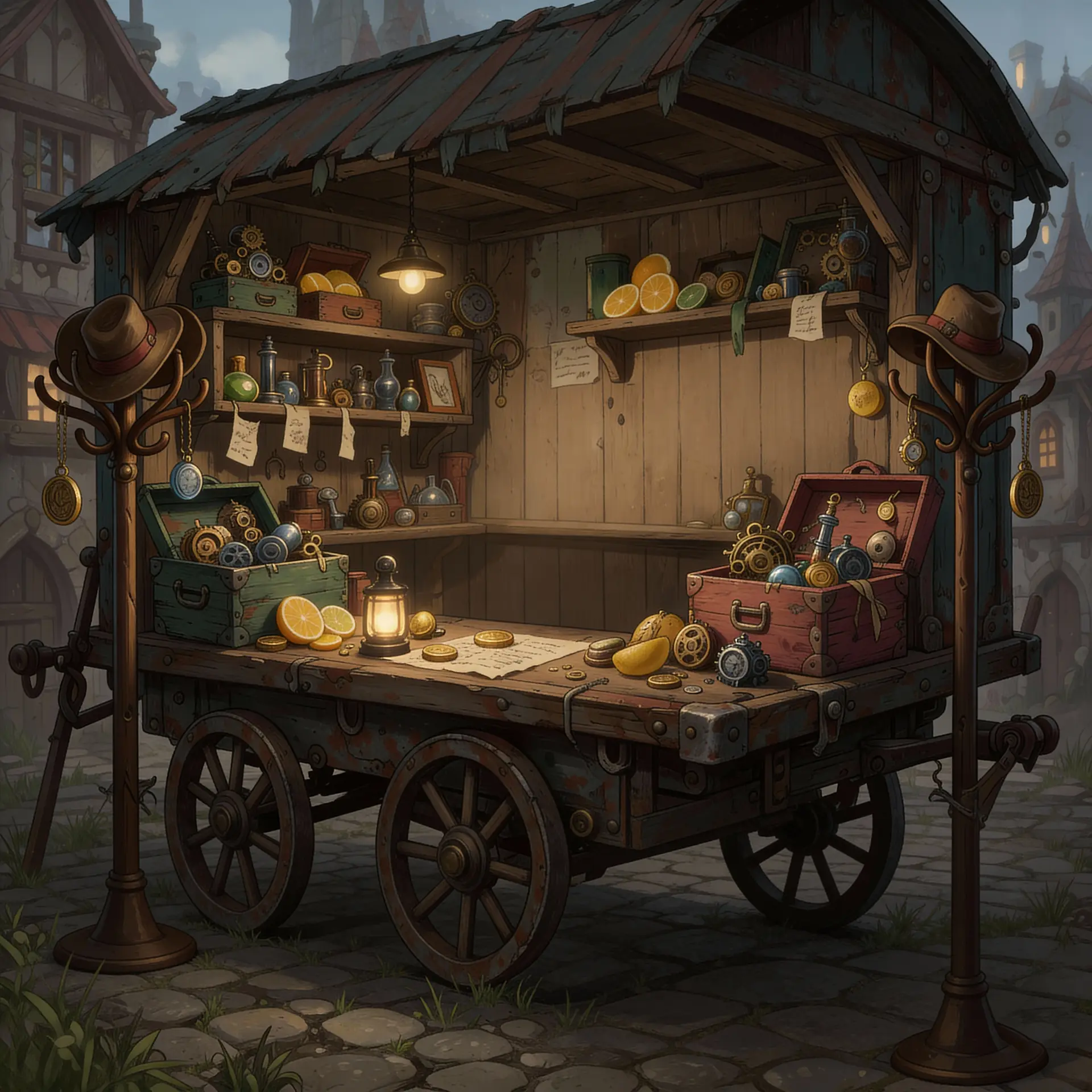 Blummidlop: Glimmercog Curios - AI-generated fantasy Shop