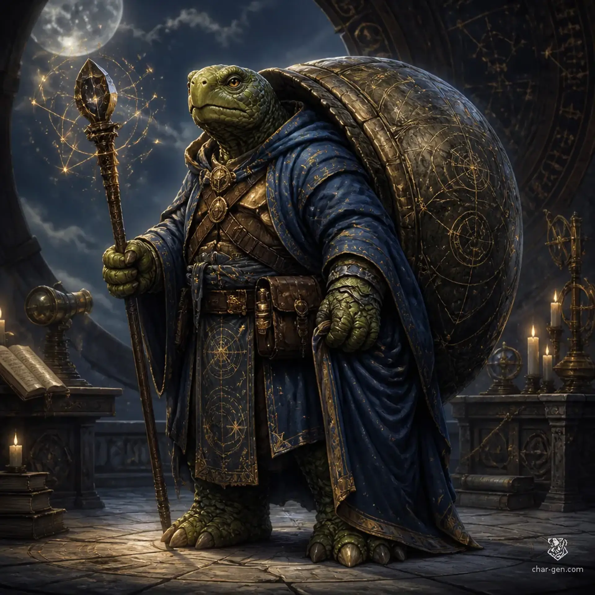 Namaru Shell-of-Stars - AI-generated fantasy Character