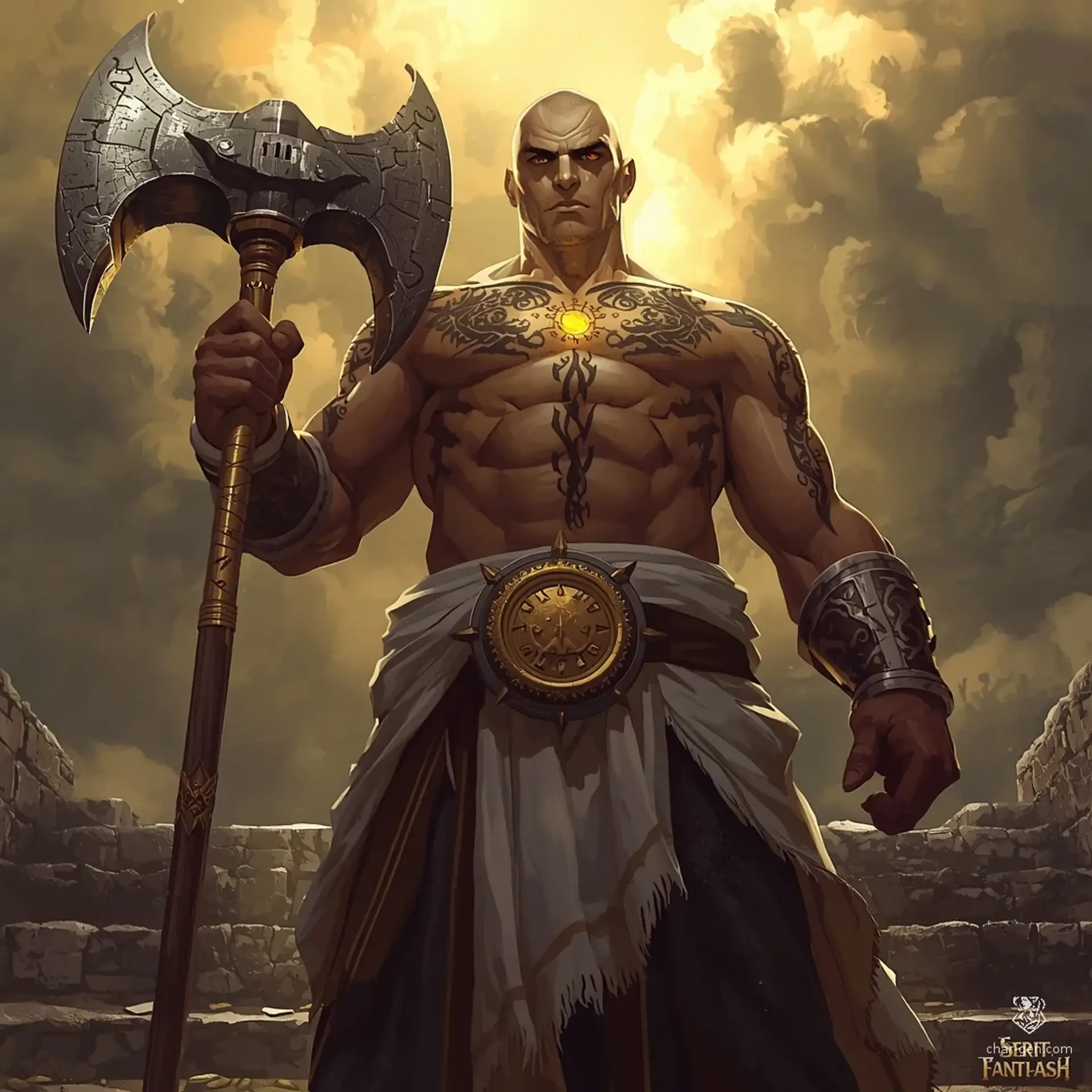 Brother Kaelen Vane - AI-generated fantasy Character
