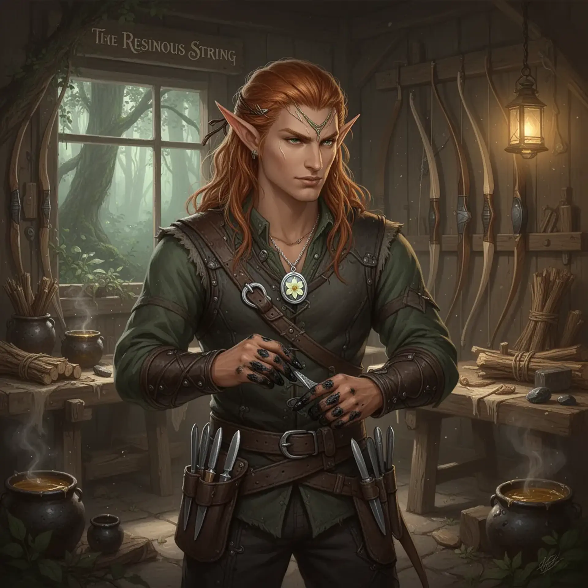 Faelar Greenleaf - AI-generated fantasy NPC