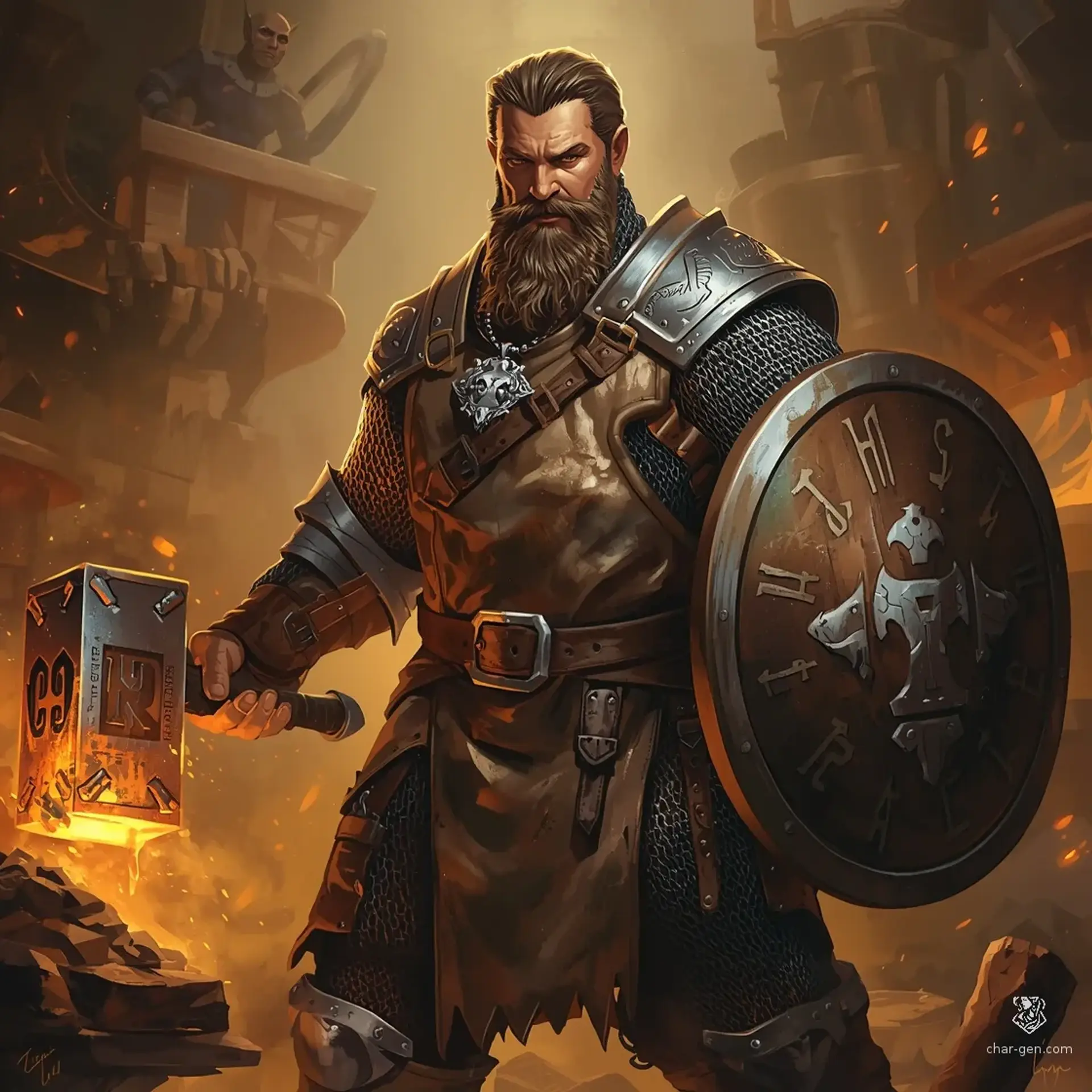 Gerald - AI-generated fantasy Character