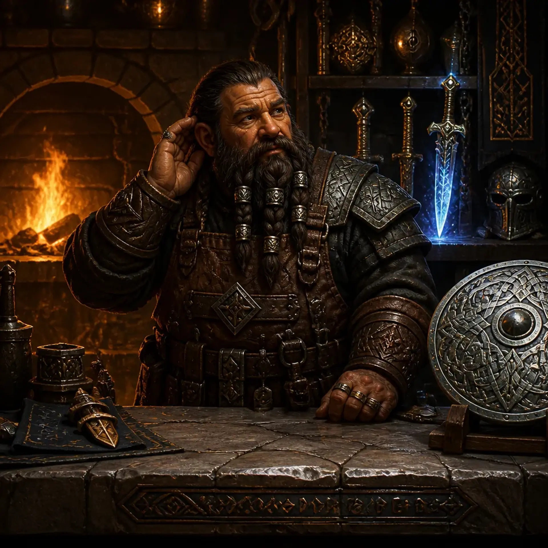 The Arcane Anvil - AI-generated fantasy Shop