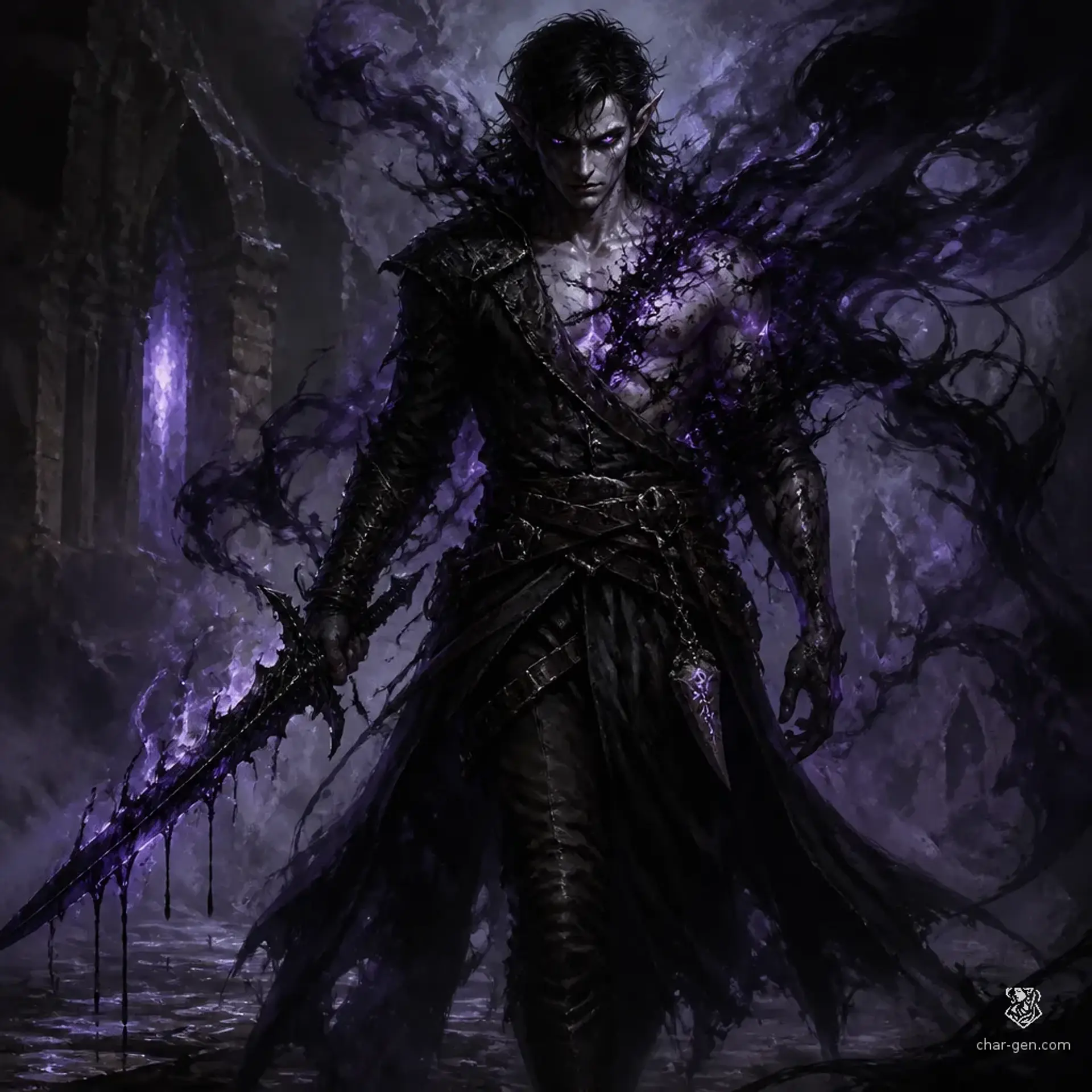 Nael - AI-generated fantasy Character