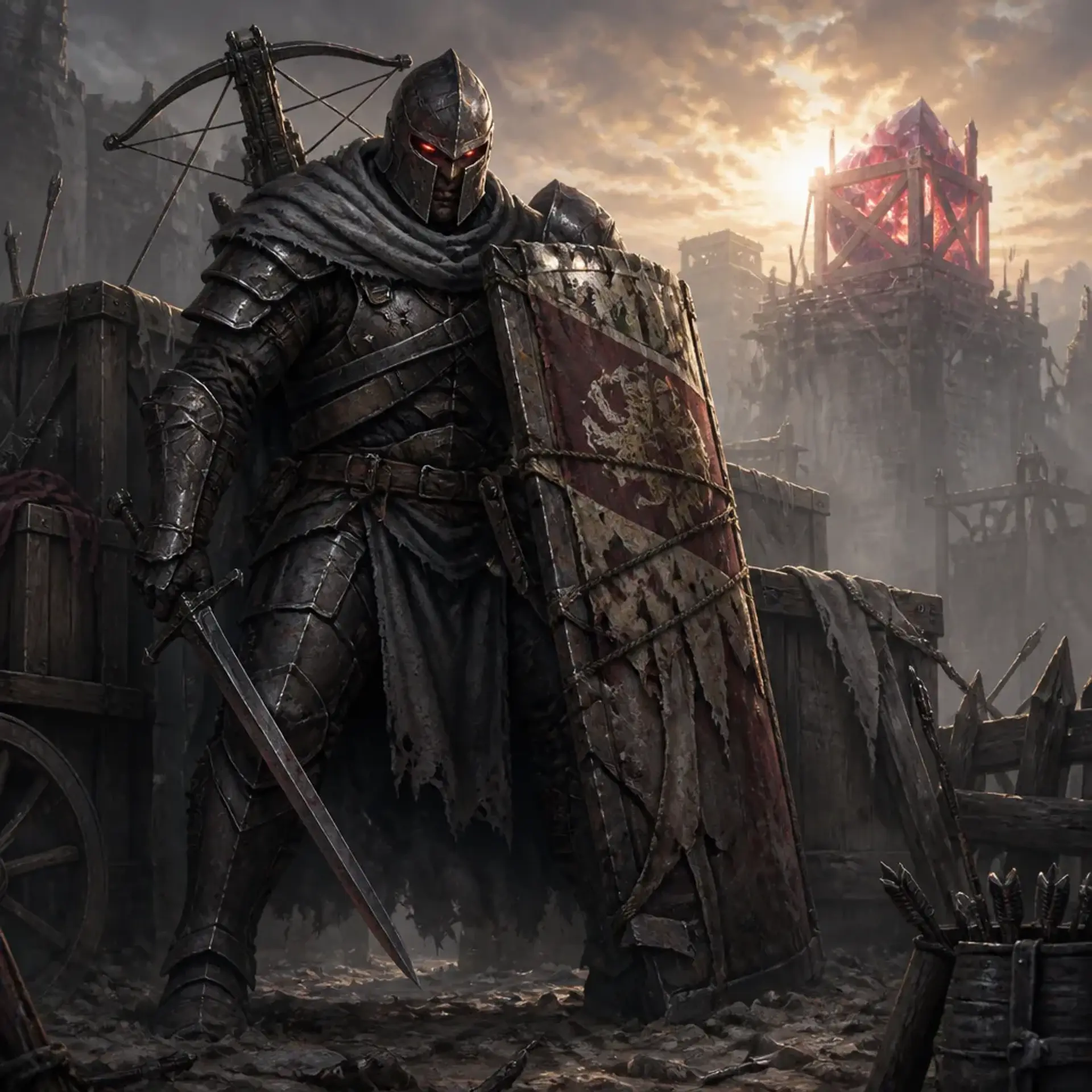 Veteran Mercenary Guard - AI-generated fantasy Monster
