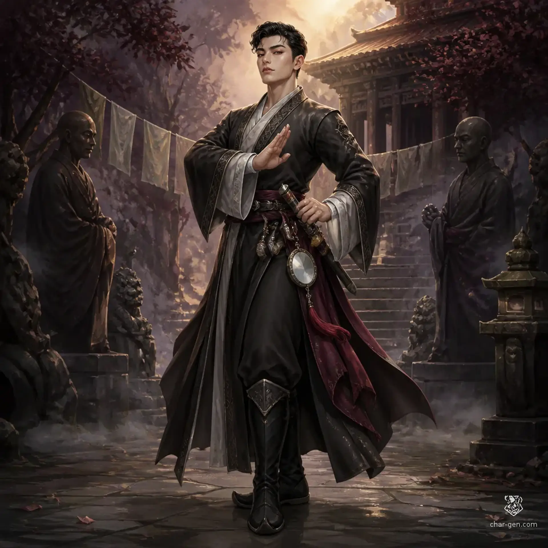Wentworth Thundercock - AI-generated fantasy Character