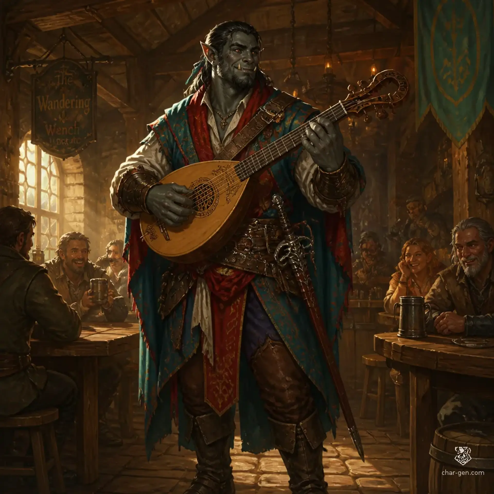 Estr - AI-generated fantasy Character